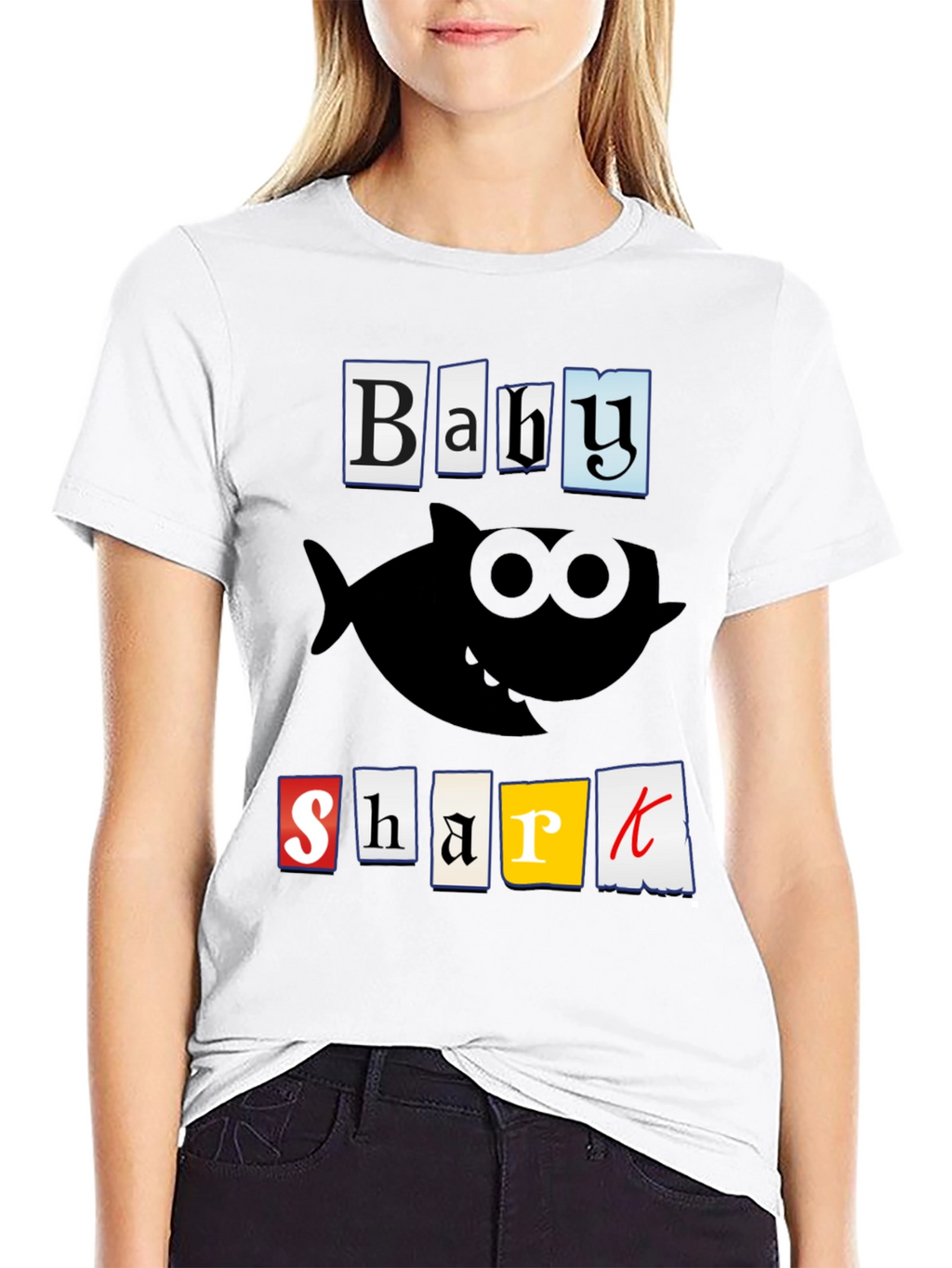 Baby Shark Graphic T-Shirt - Black