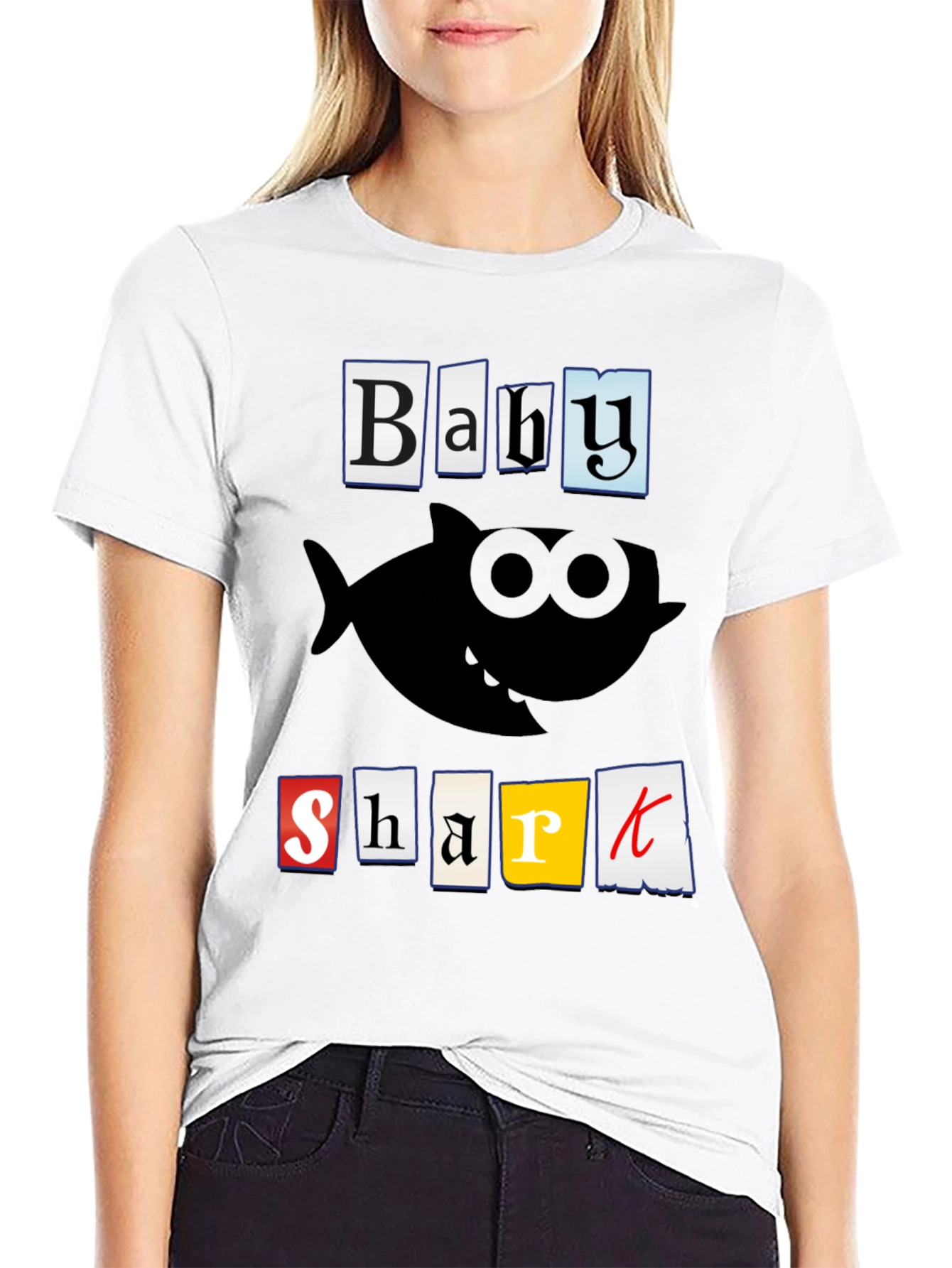 Baby Shark Graphic T-Shirt - Black
