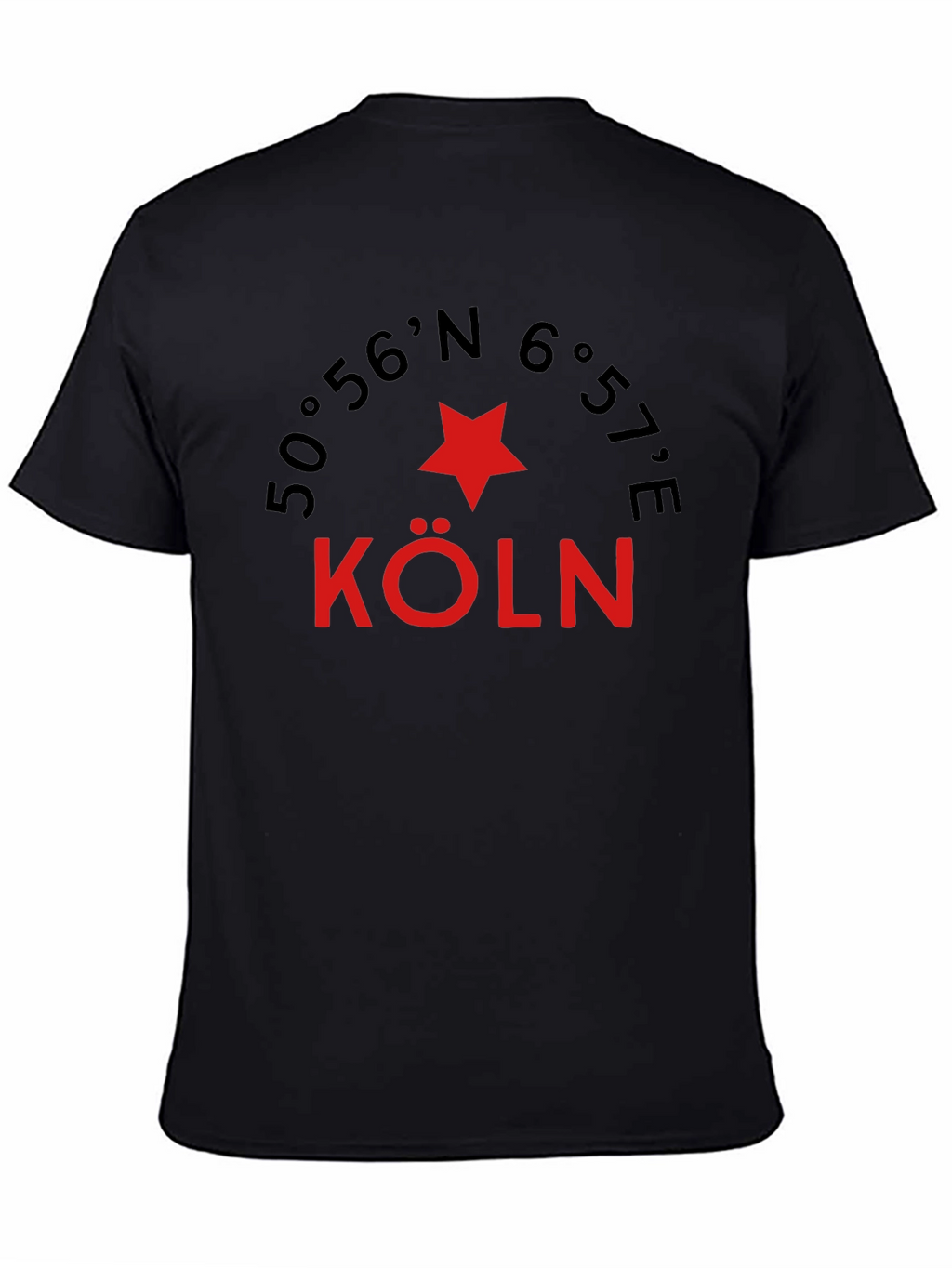 Cologne Germany Coordinates Graphic Tee