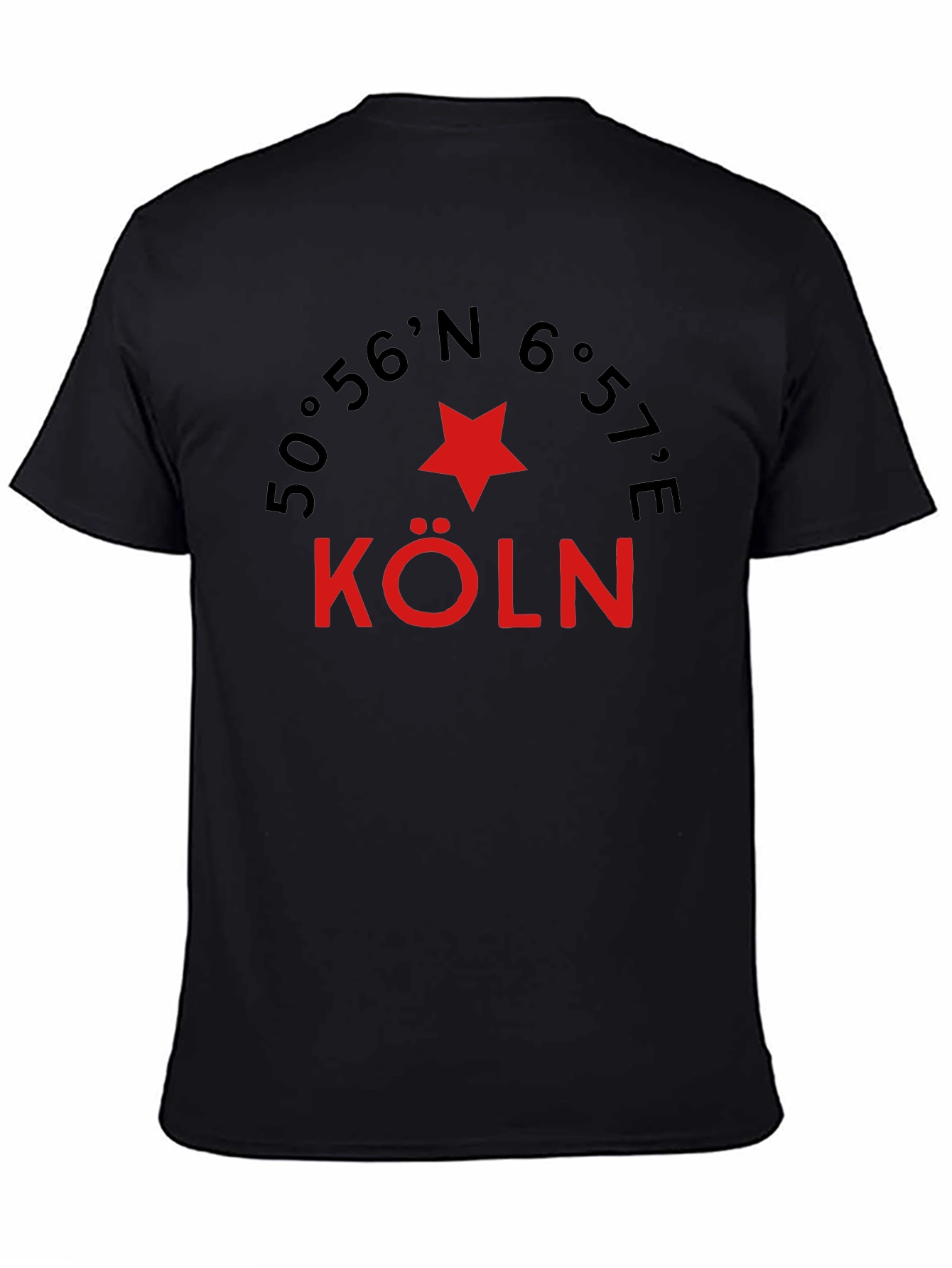 Cologne Germany Coordinates Graphic Tee