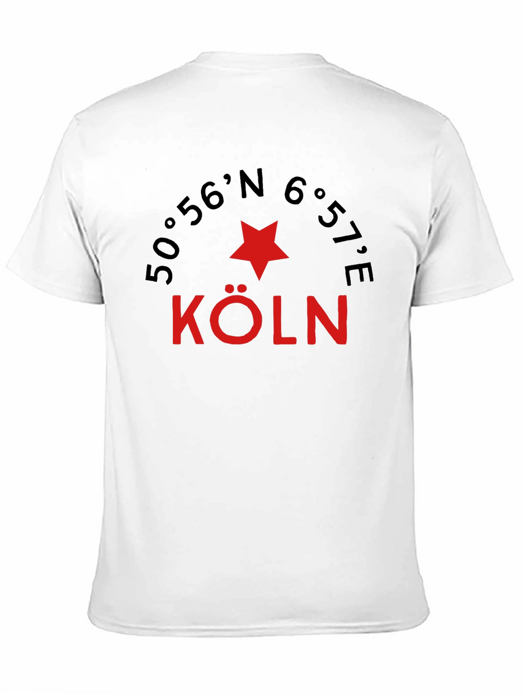 Cologne Germany Coordinates Graphic Tee