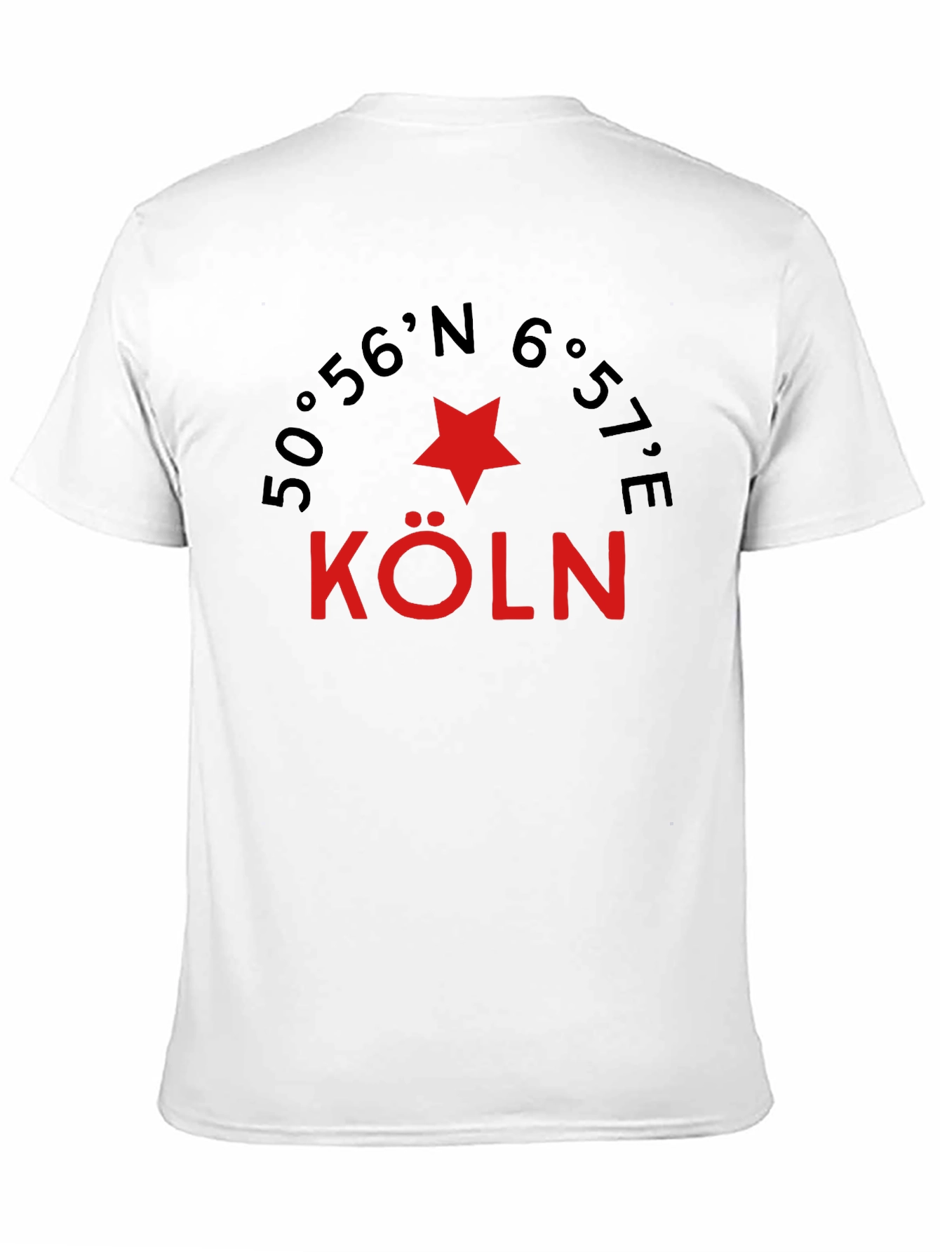 Cologne Germany Coordinates Graphic Tee