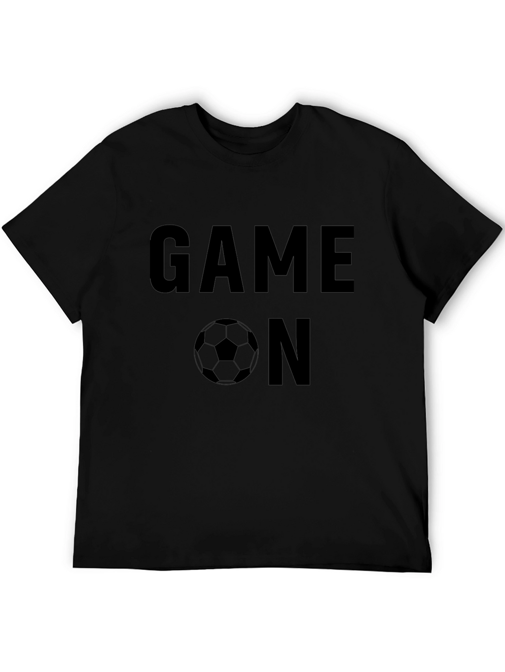 Game On Soccer Graphic T-Shirt - Black