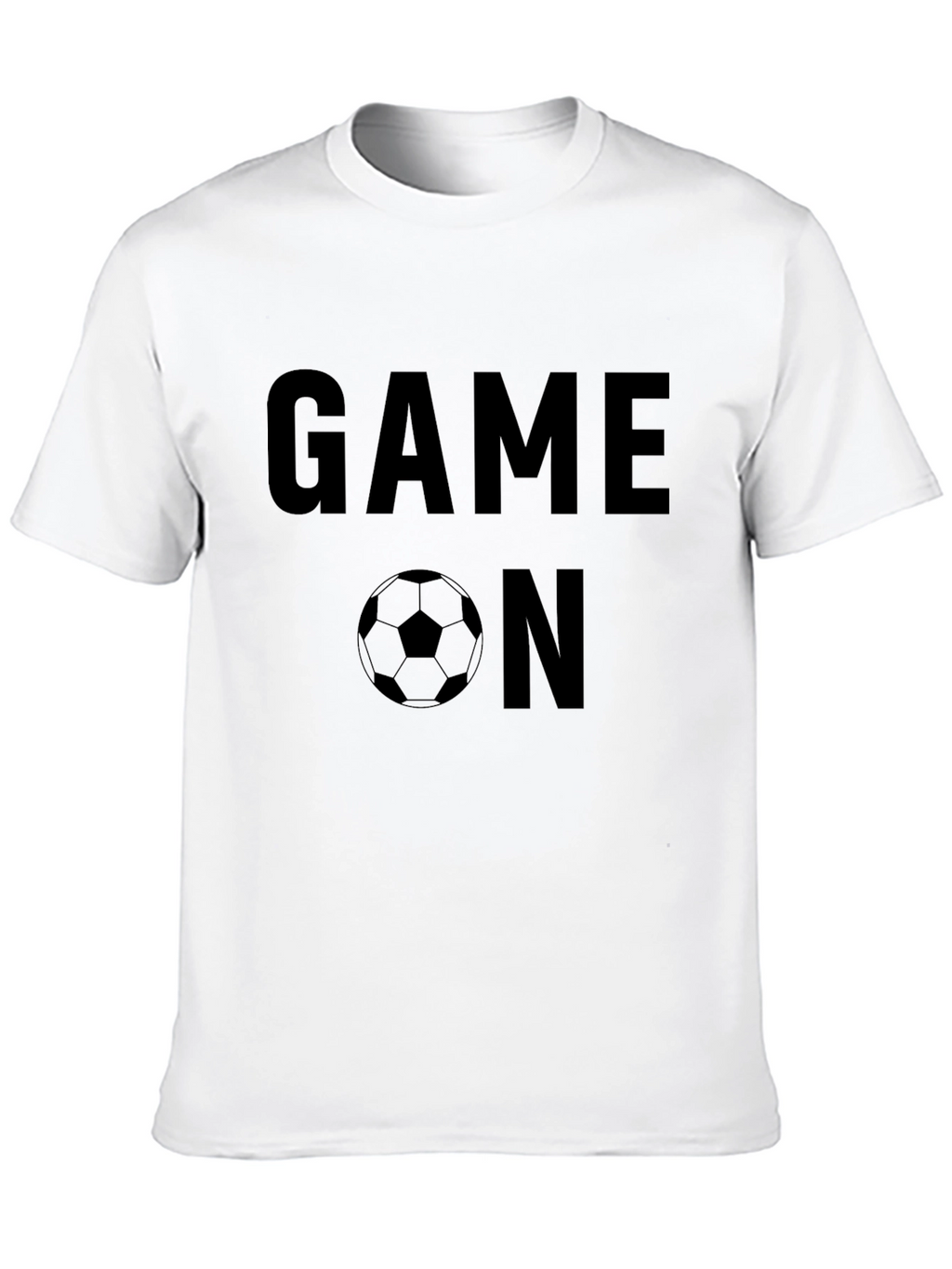 Game On Soccer Graphic T-Shirt - Black