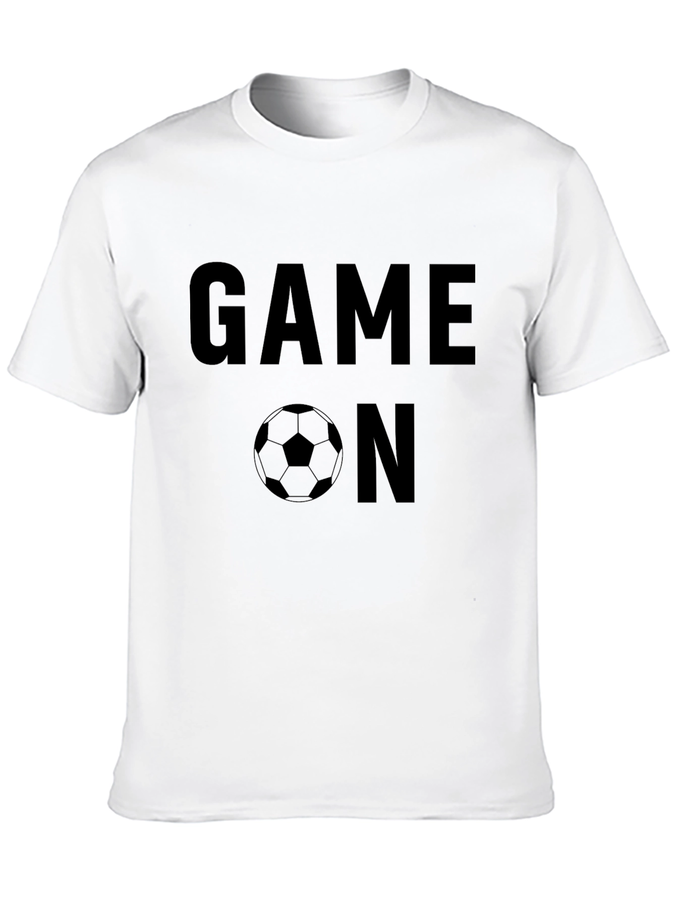 Game On Soccer Graphic T-Shirt - Black