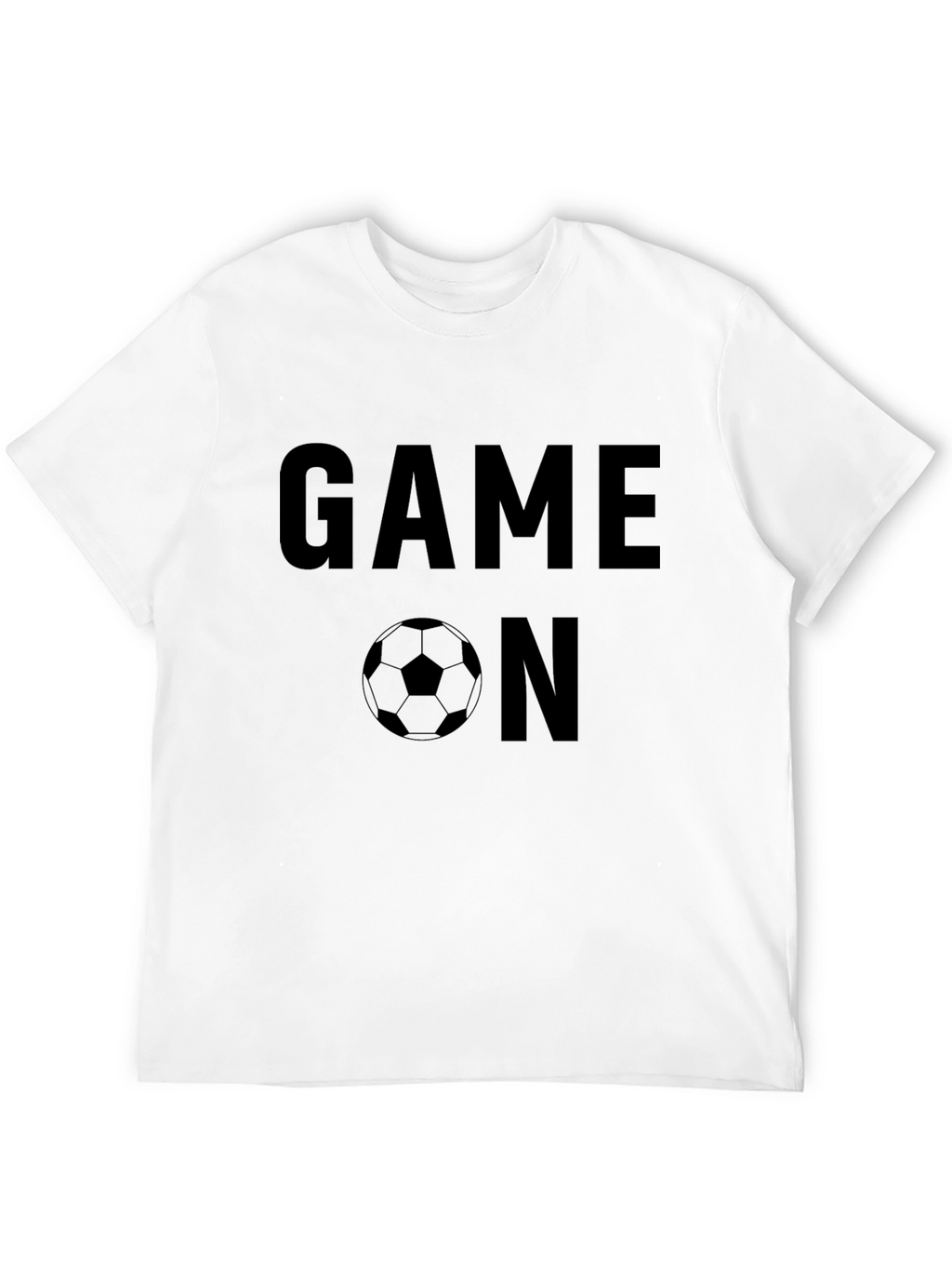 Game On Soccer Graphic T-Shirt - Black