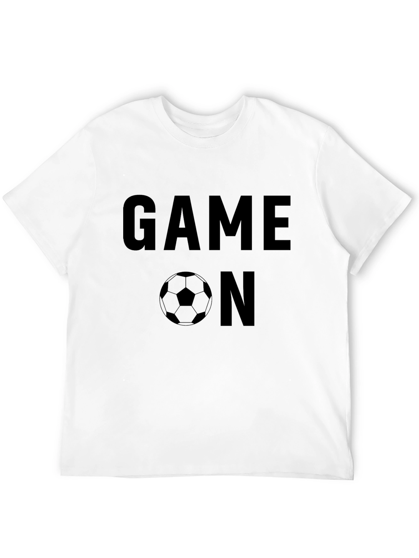 Game On Soccer Graphic T-Shirt - Black