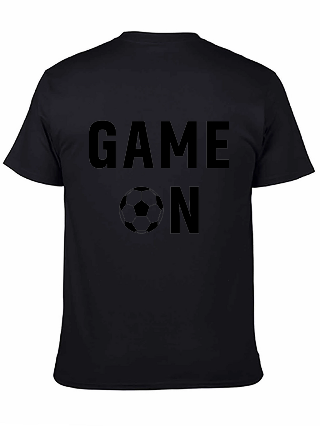 Game On Soccer Graphic T-Shirt - Black