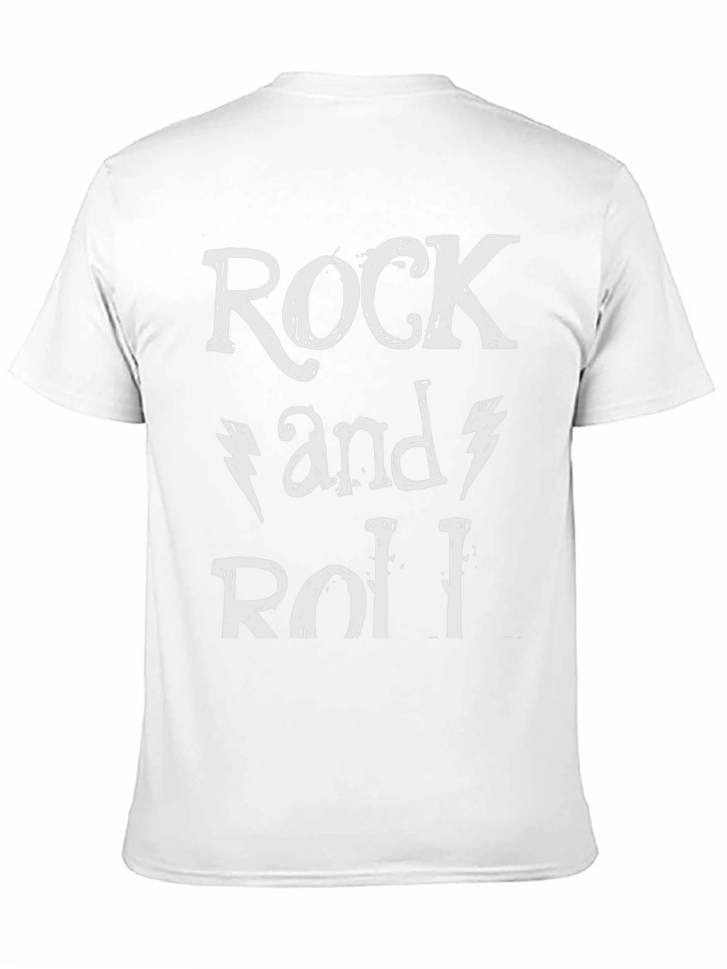 Rock and Roll Graphic Print T-Shirt