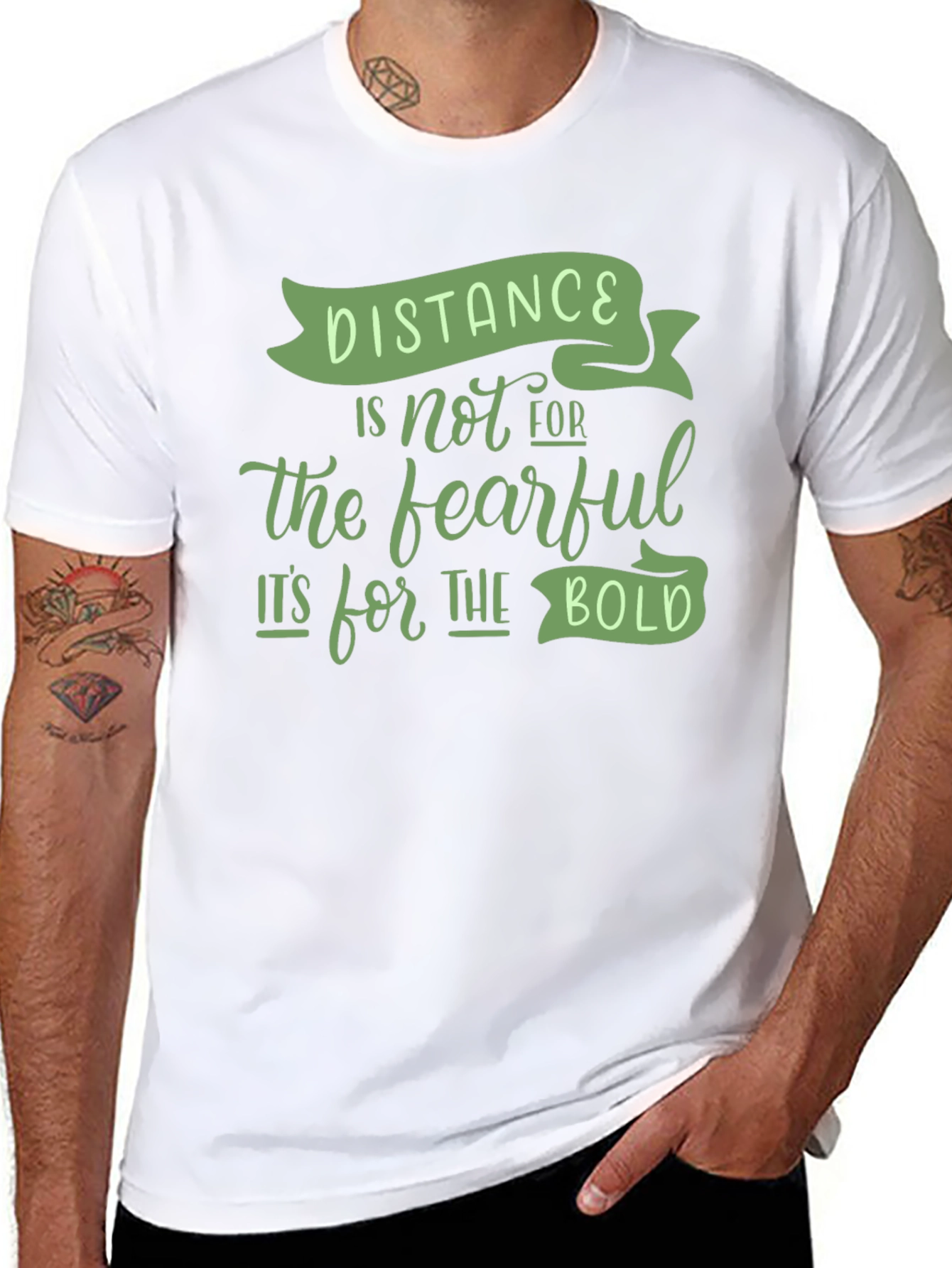 Distance is for the Bold Graphic Tee