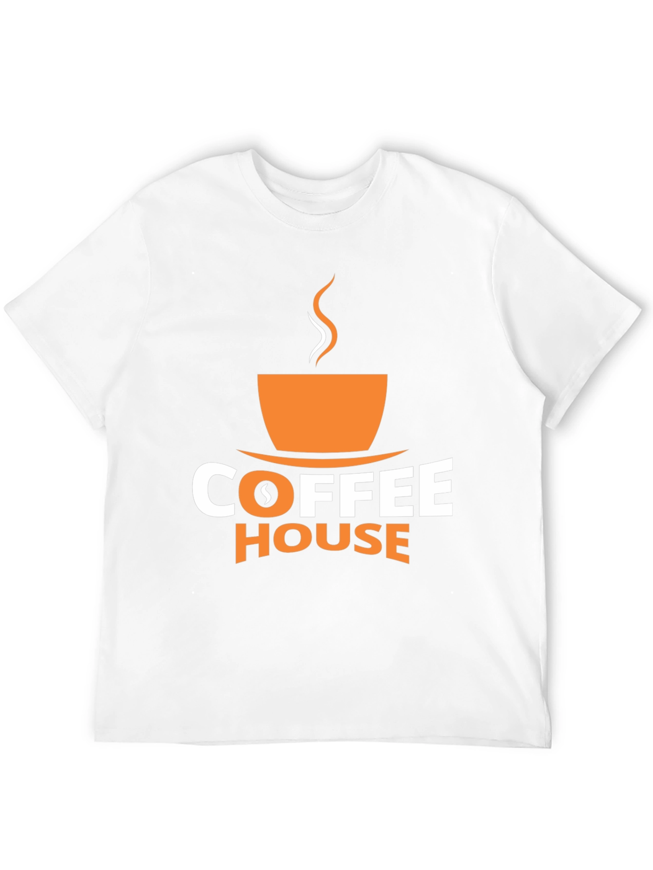 Coffee House Graphic Tee - Black Cotton Blend