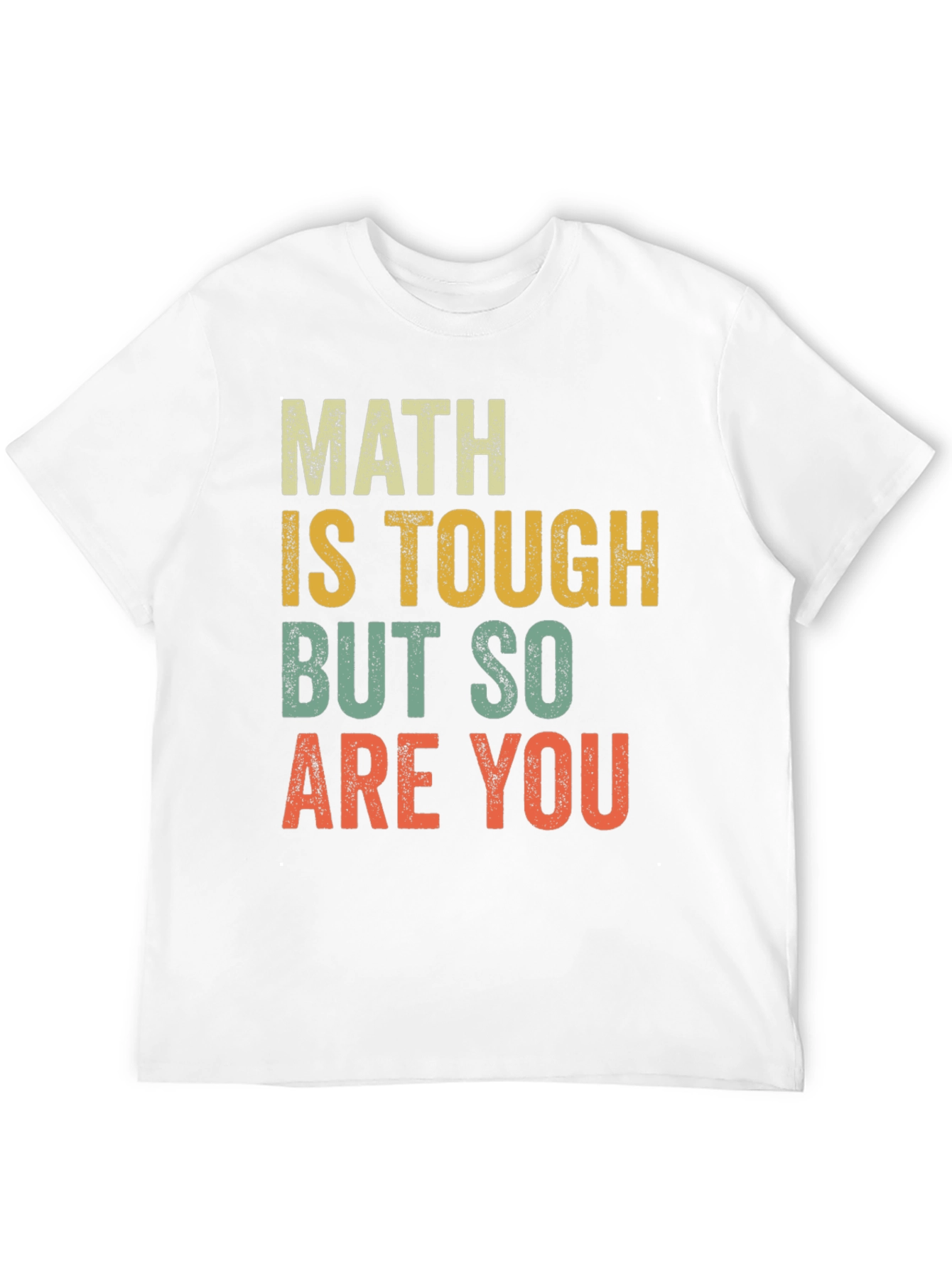 Math Is Tough T-Shirt - Vintage Style