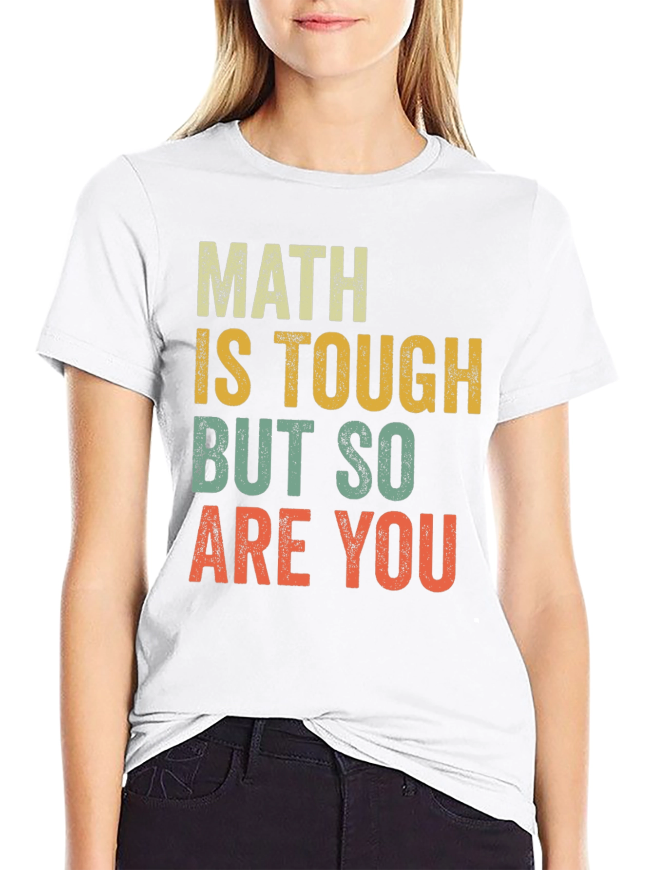 Math Is Tough T-Shirt - Vintage Style