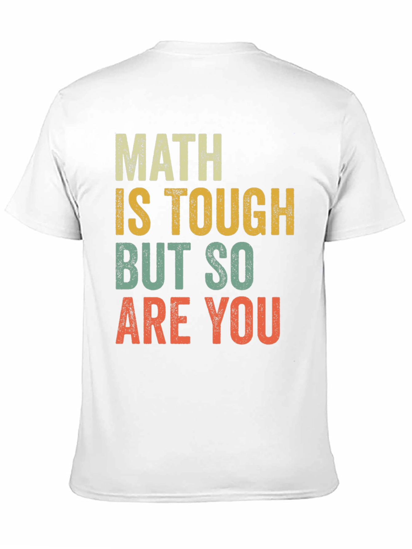 Math Is Tough T-Shirt - Vintage Style