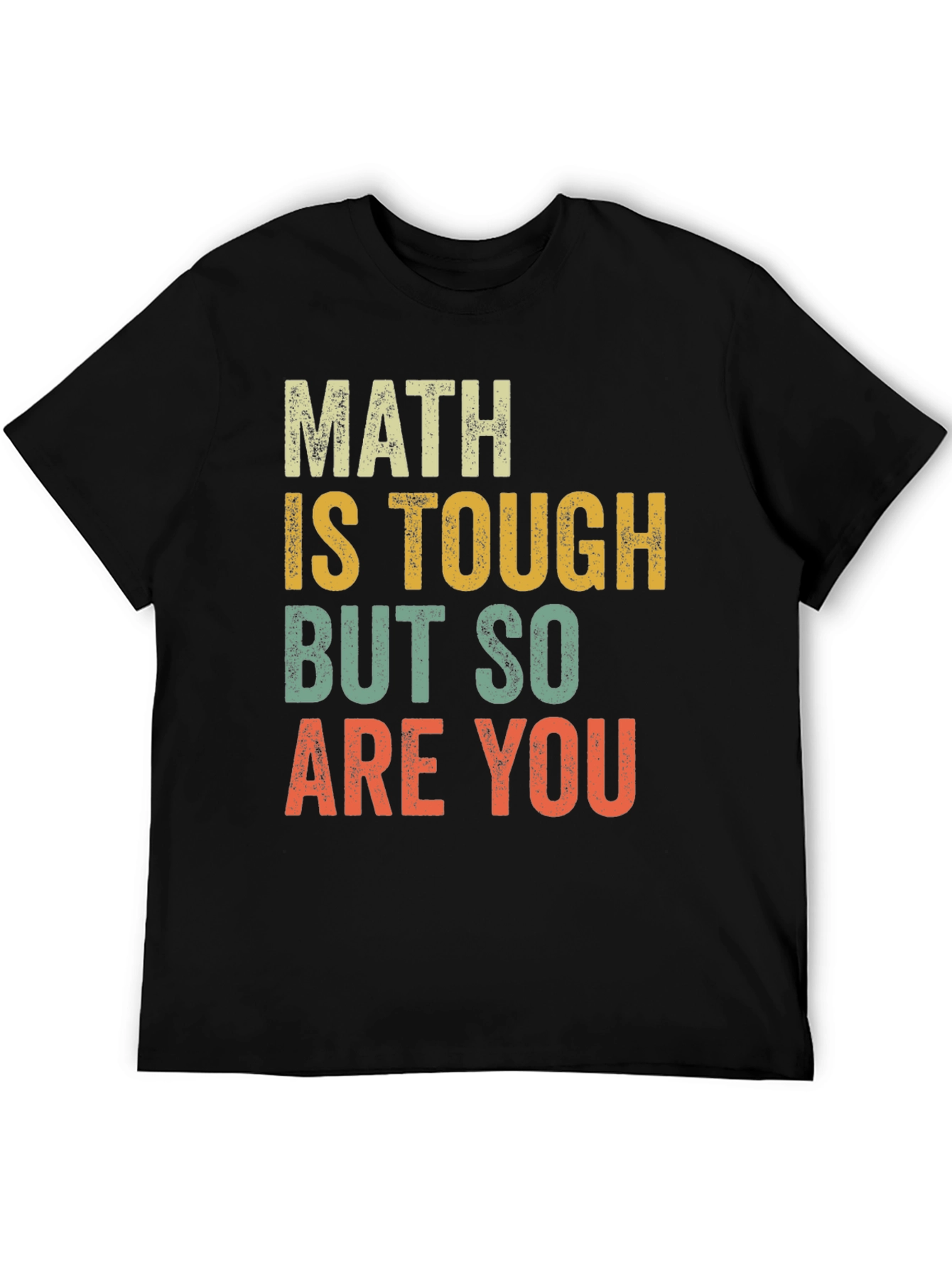Math Is Tough T-Shirt - Vintage Style