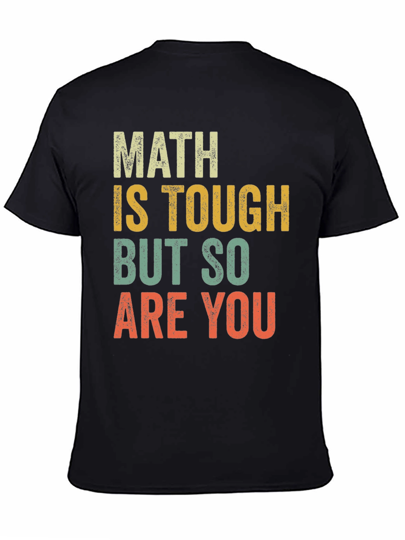 Math Is Tough T-Shirt - Vintage Style