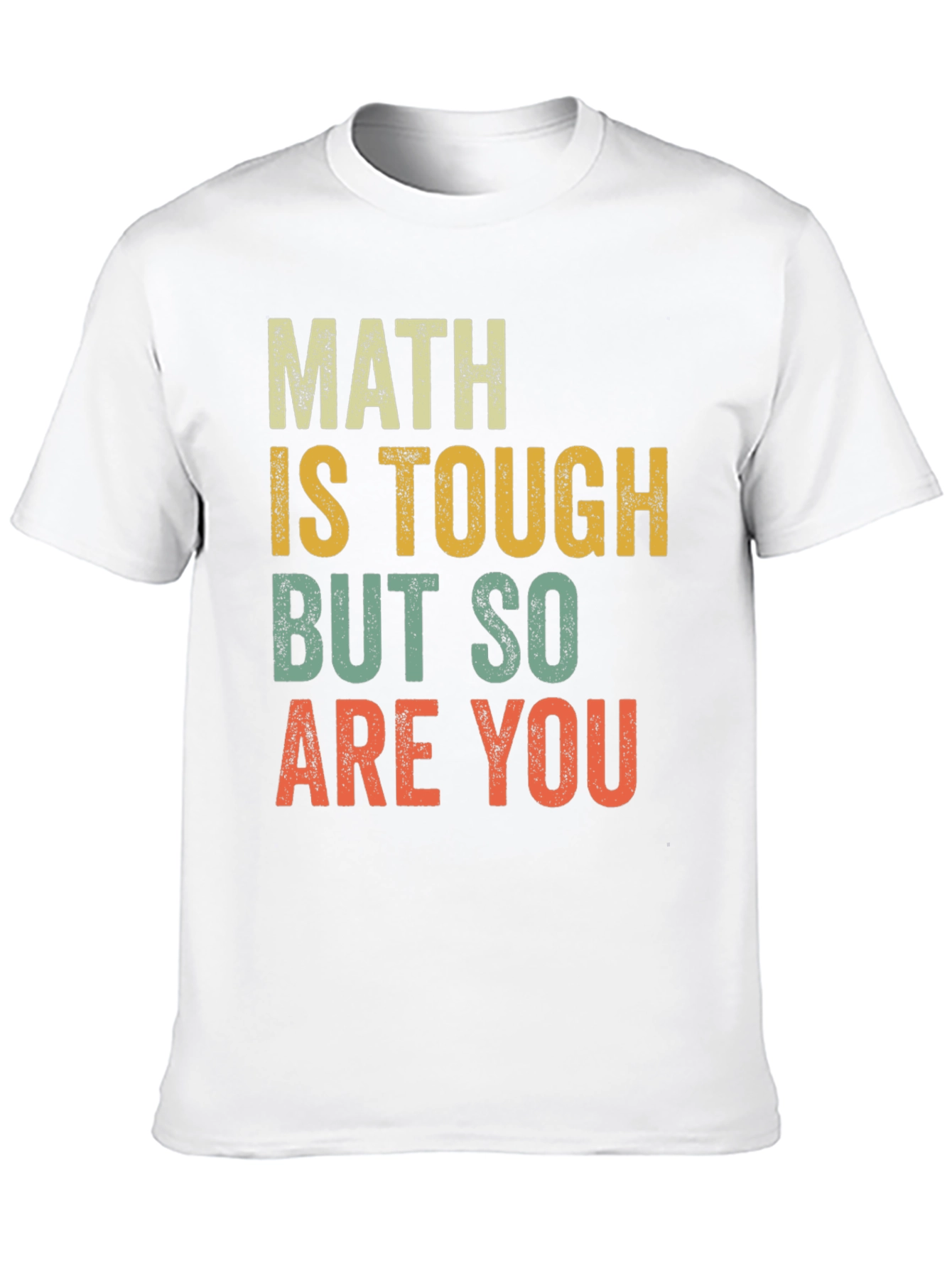 Math Is Tough T-Shirt - Vintage Style