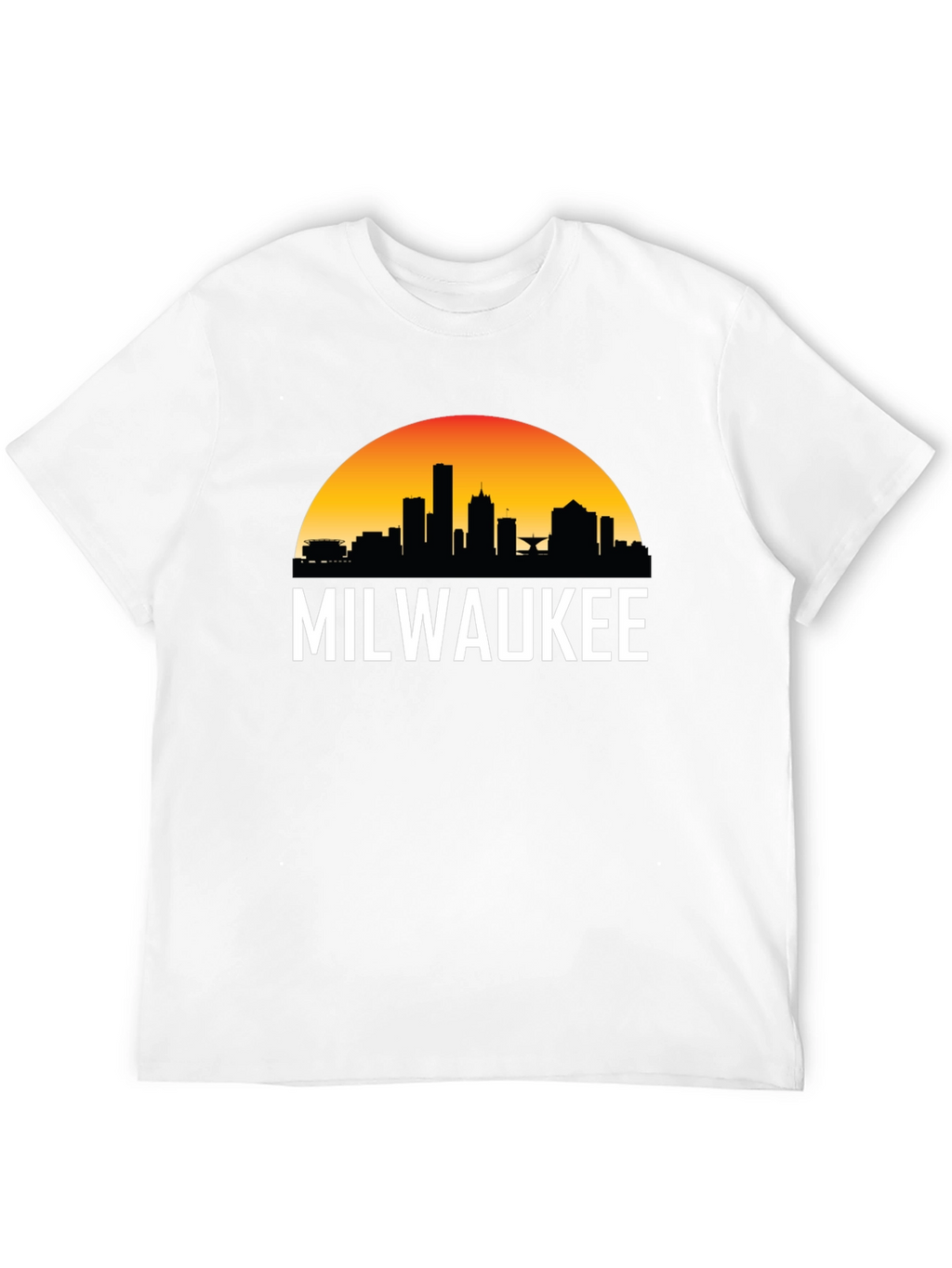 Milwaukee Skyline Graphic T-Shirt