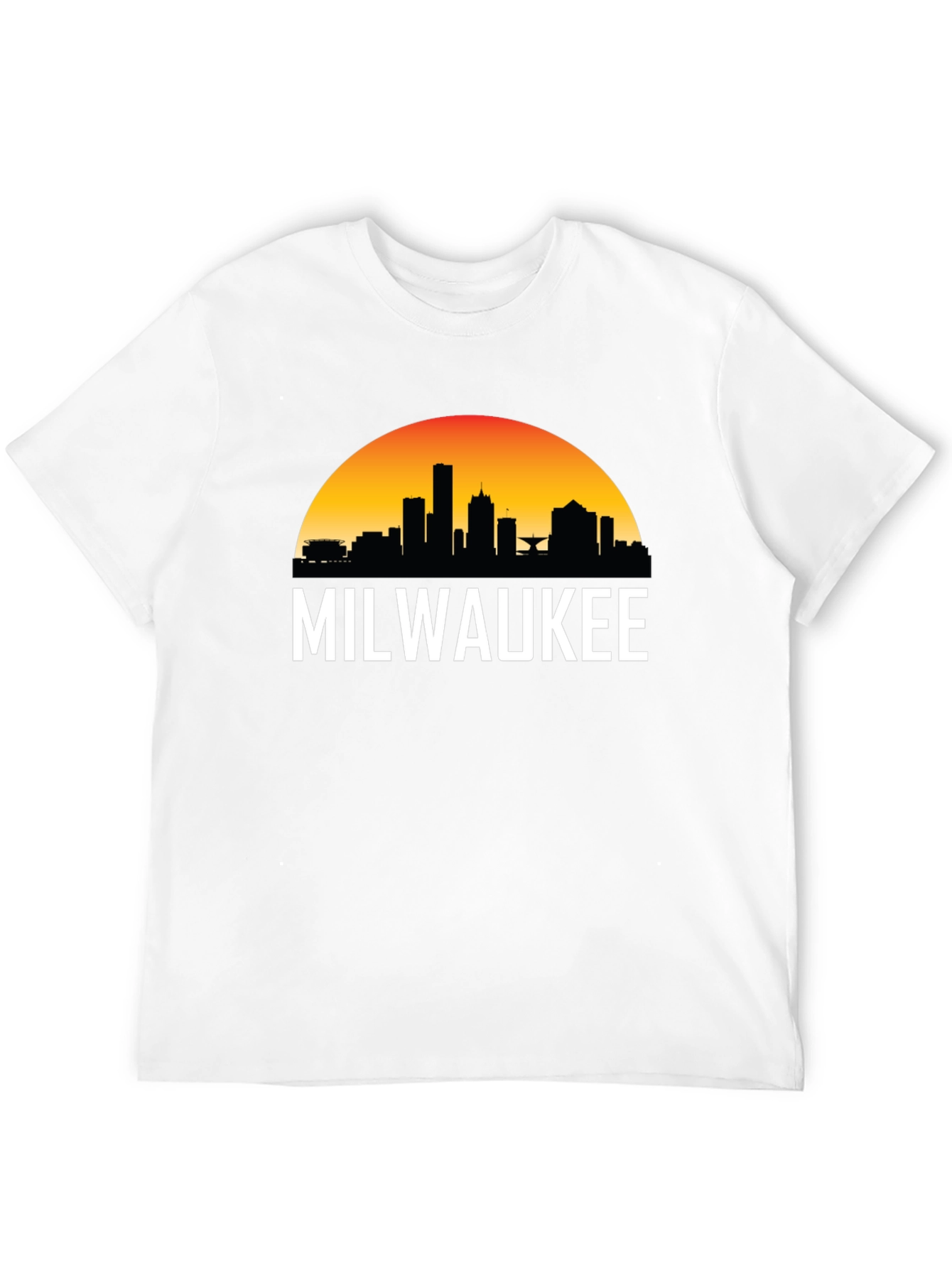 Milwaukee Skyline Graphic T-Shirt