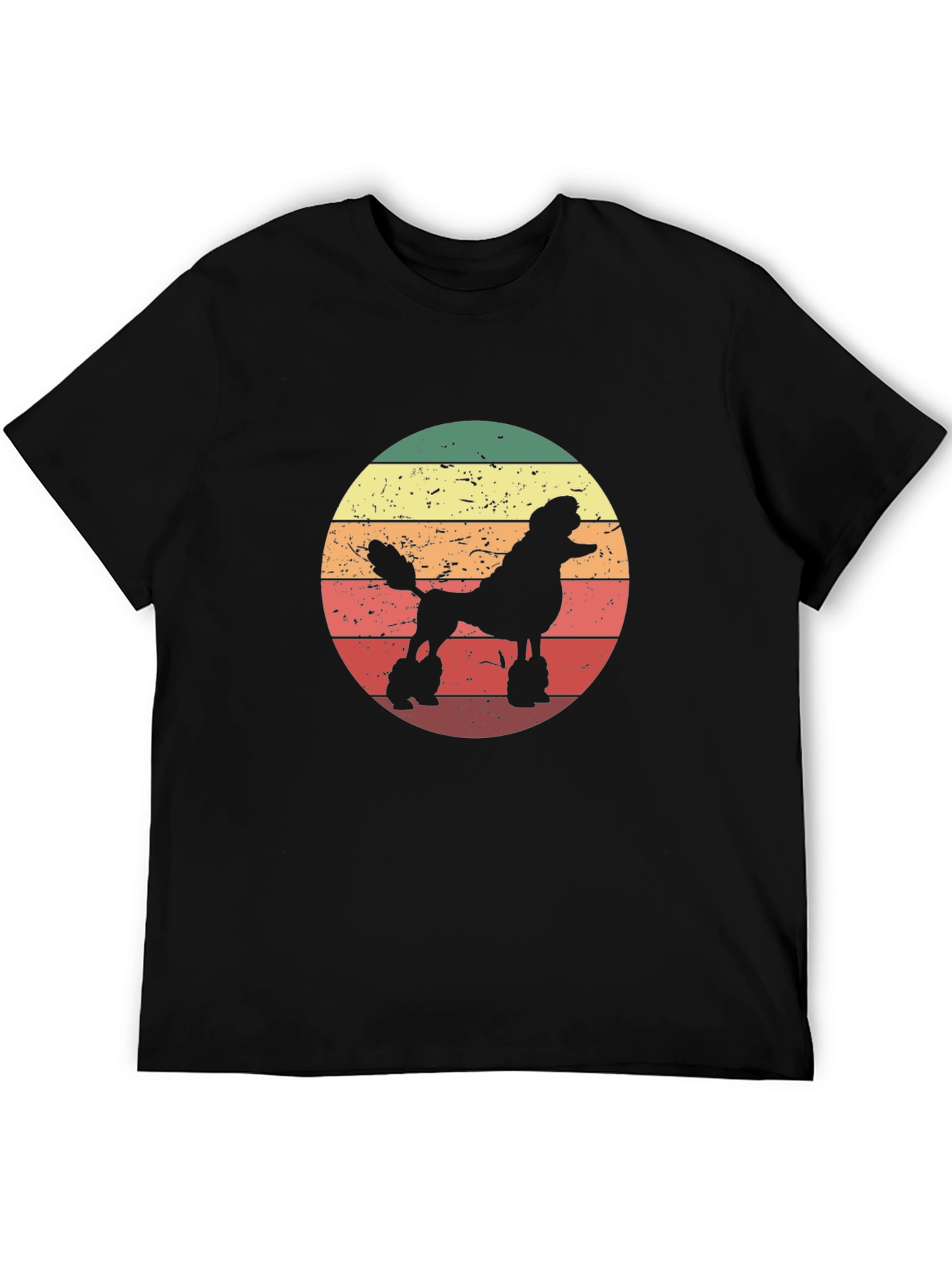 Retro Poodle Silhouette T-Shirt