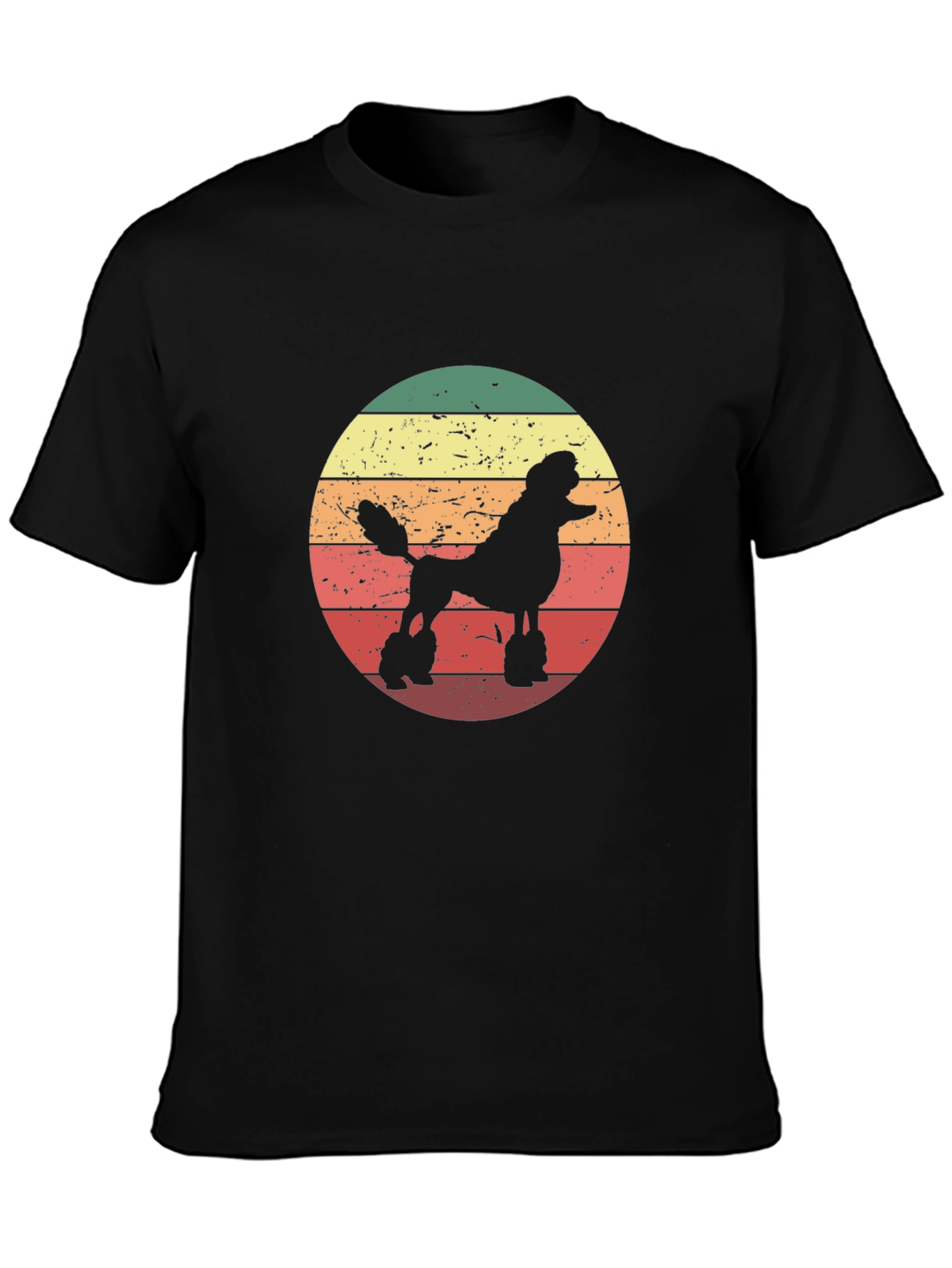 Retro Poodle Silhouette T-Shirt