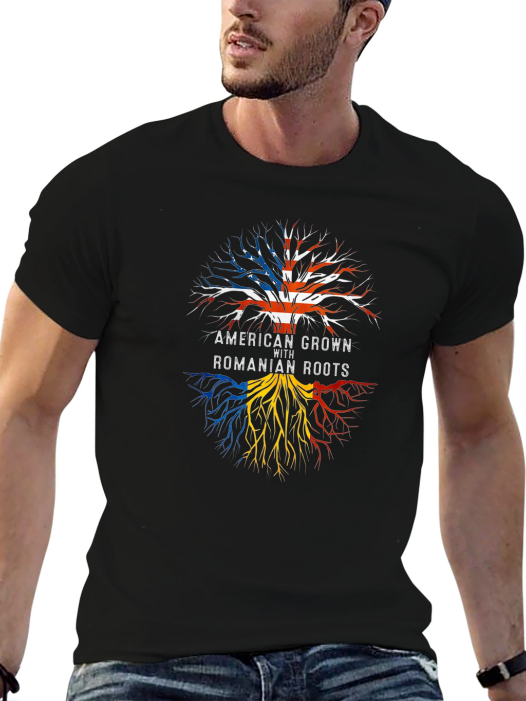 American Grown Romanian Roots T-Shirt