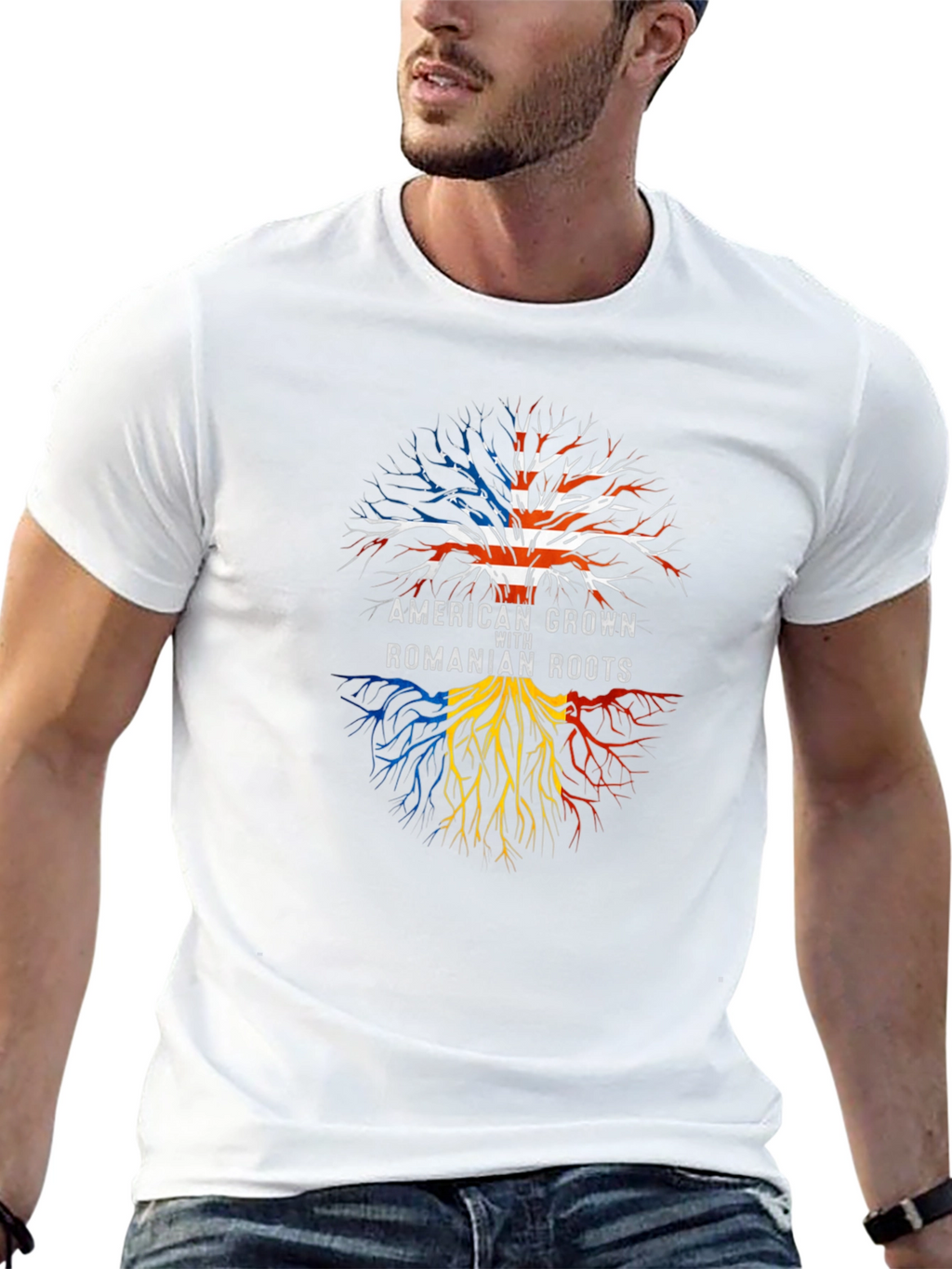 American Grown Romanian Roots T-Shirt
