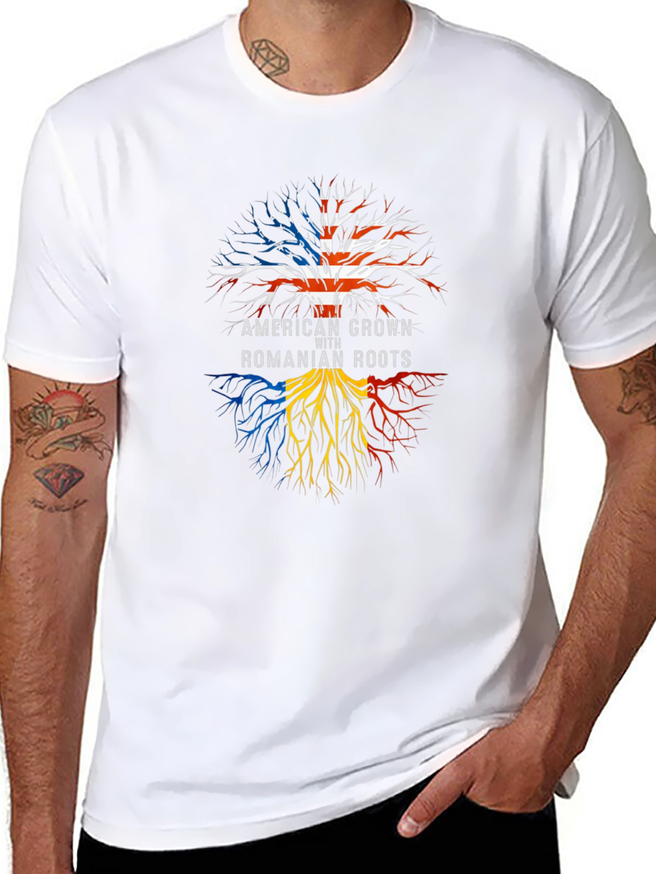 American Grown Romanian Roots T-Shirt