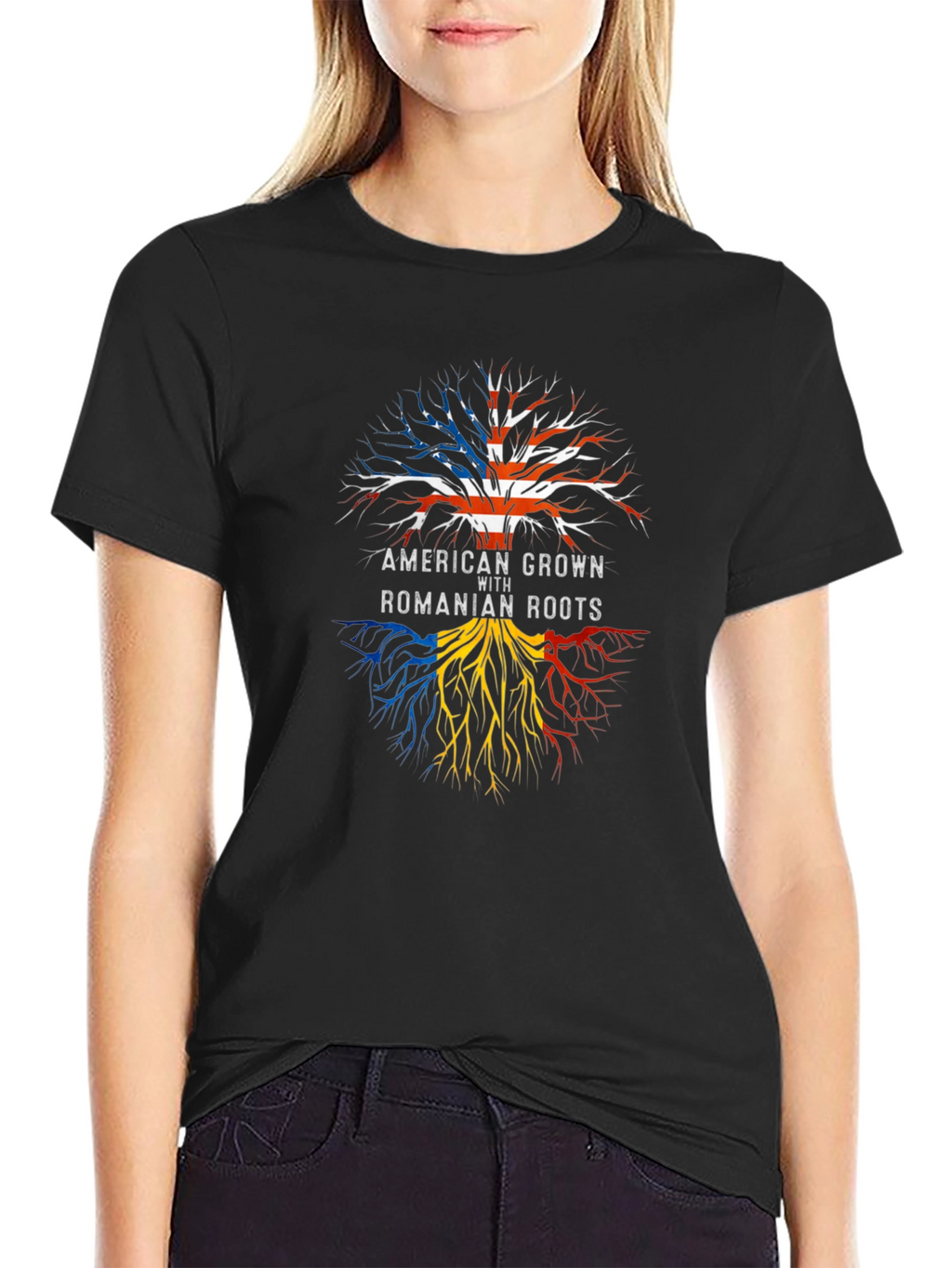 American Grown Romanian Roots T-Shirt