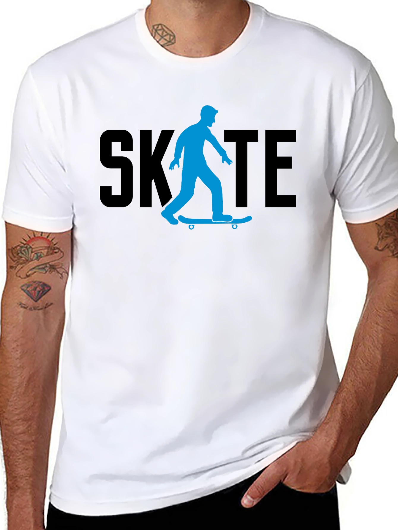 Skate T-Shirt - Cool Skateboarder Design
