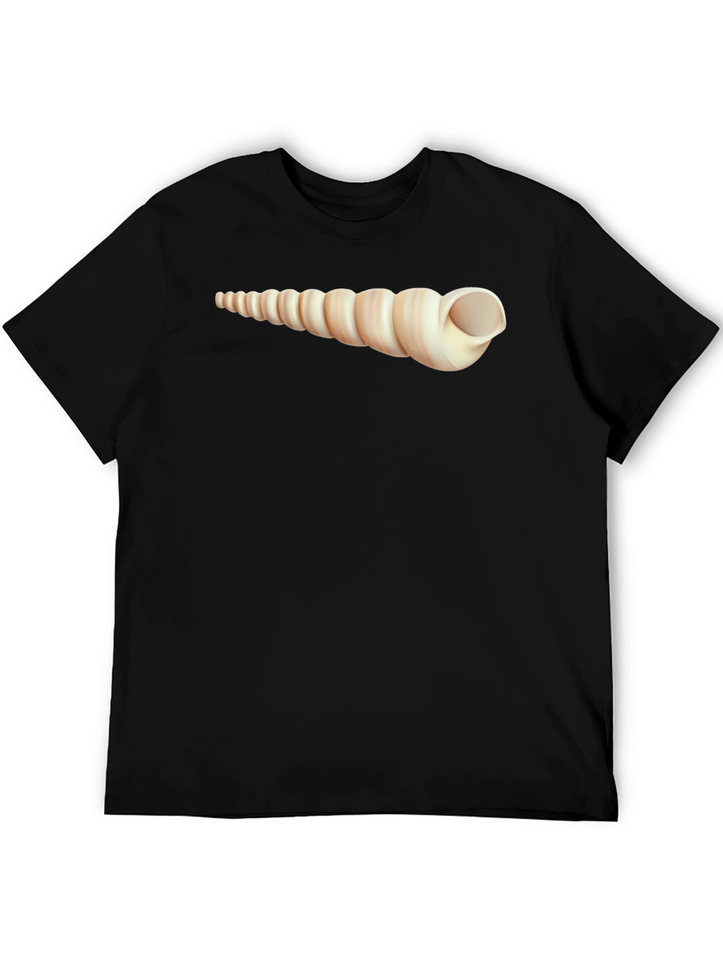 Spiral Shell Graphic T-Shirt - Unique Design