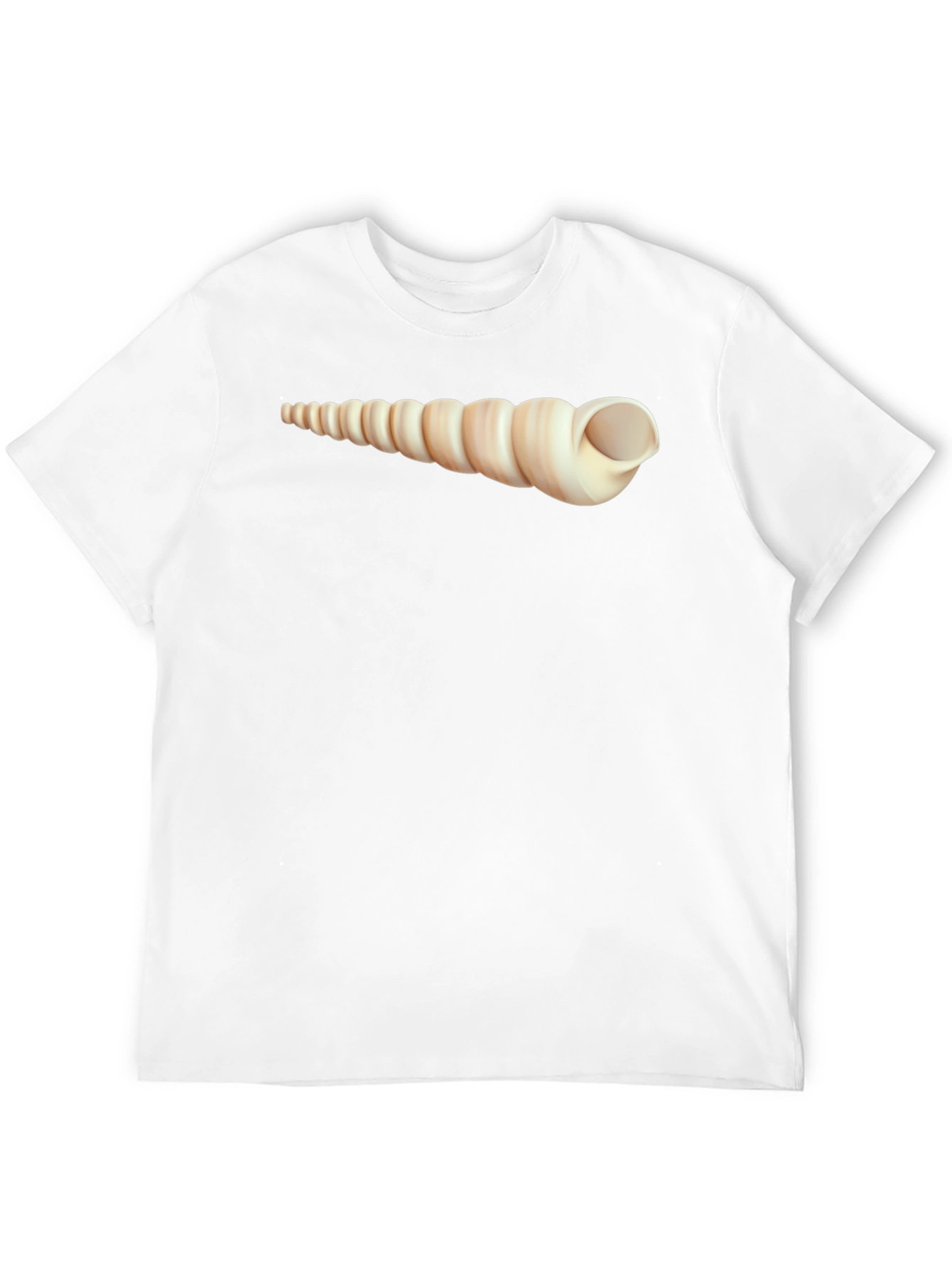 Spiral Shell Graphic T-Shirt - Unique Design