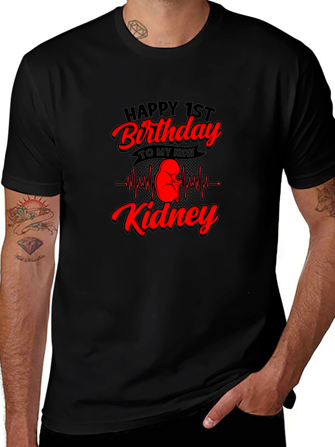 Happy 1st Birthday Kidney T-Shirt