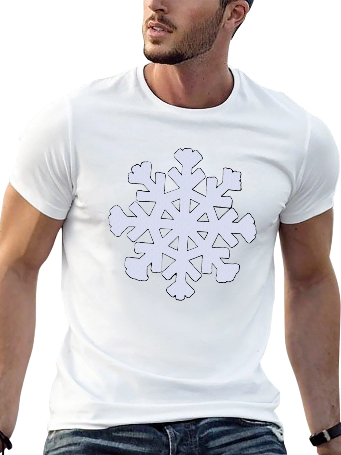 Snowflake Graphic Tee - Holiday Style