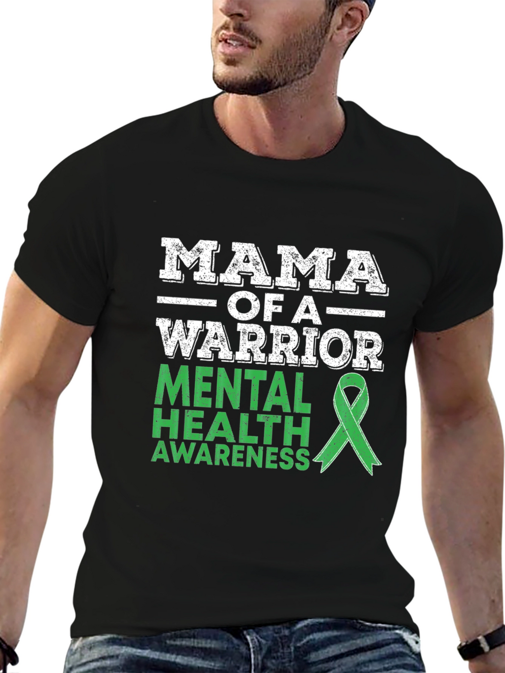 Mama of a Warrior Mental Health Awareness T-Shirt