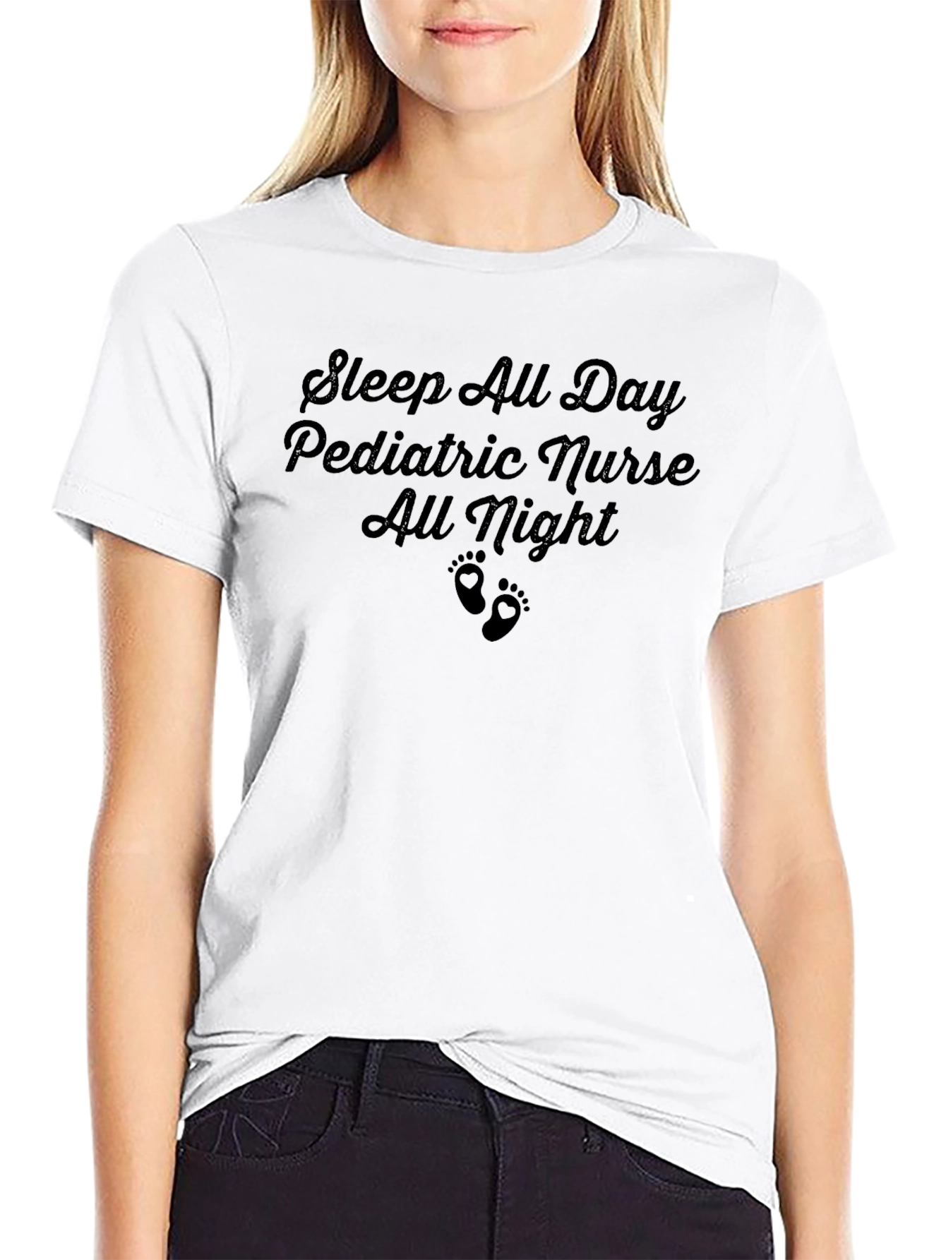 Pediatric Nurse T-Shirt - Sleep All Day
