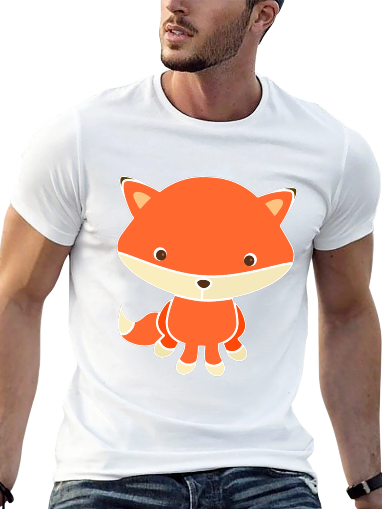 Cute Fox Graphic T-Shirt