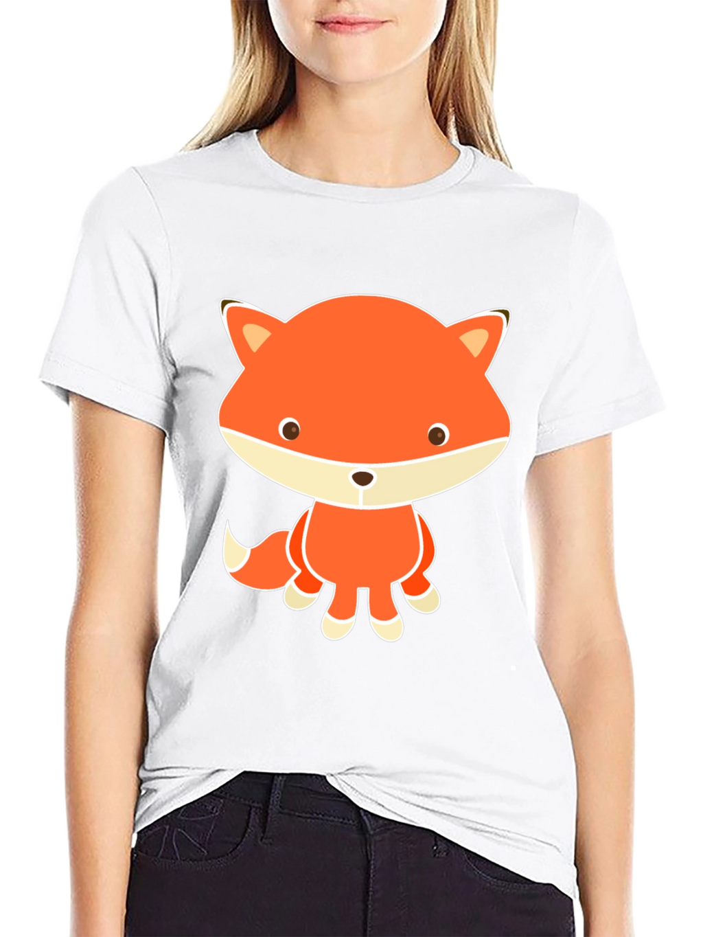 Cute Fox Graphic T-Shirt