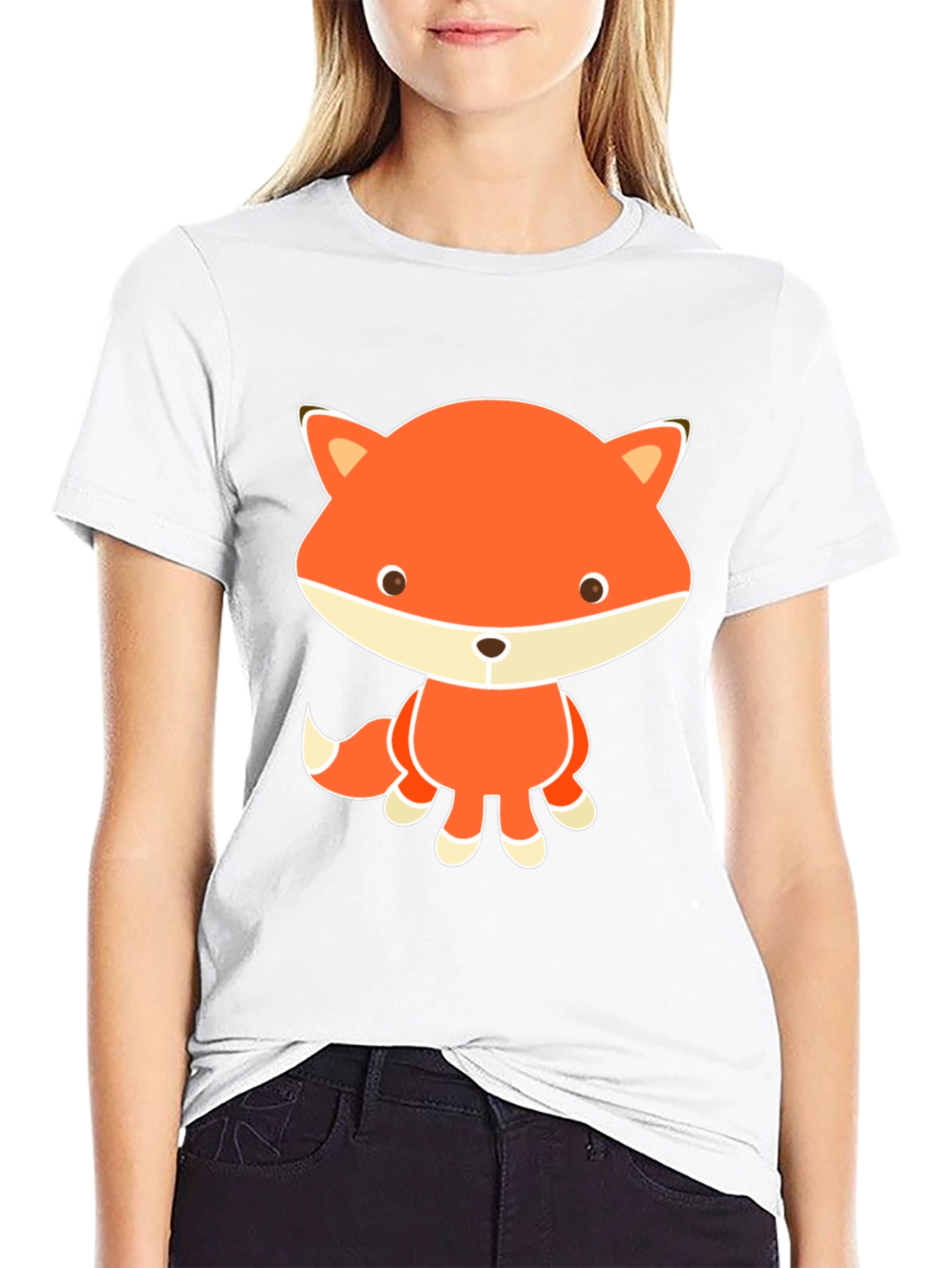 Cute Fox Graphic T-Shirt