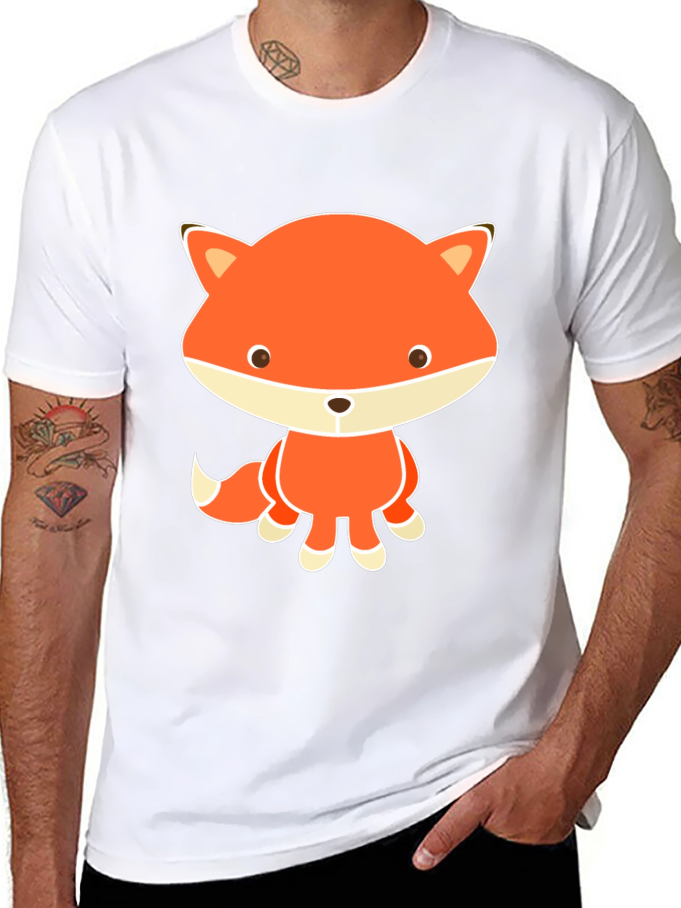 Cute Fox Graphic T-Shirt