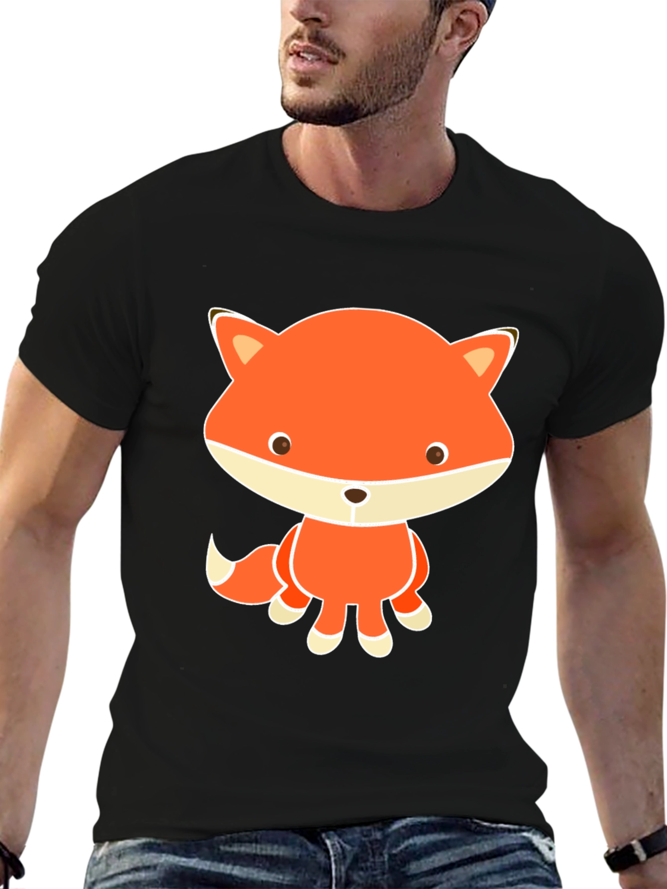 Cute Fox Graphic T-Shirt