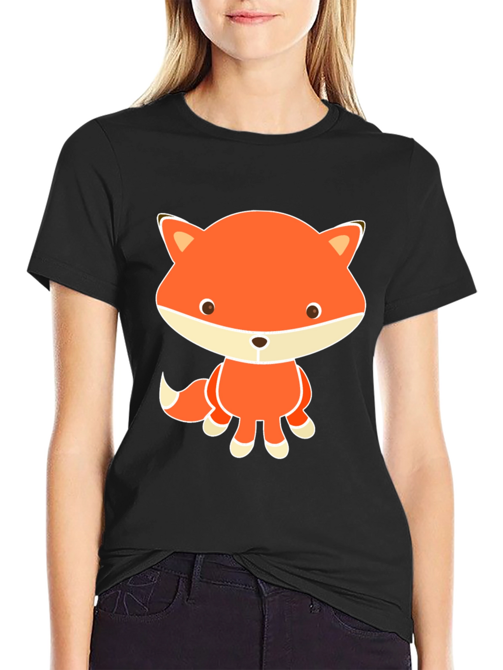 Cute Fox Graphic T-Shirt