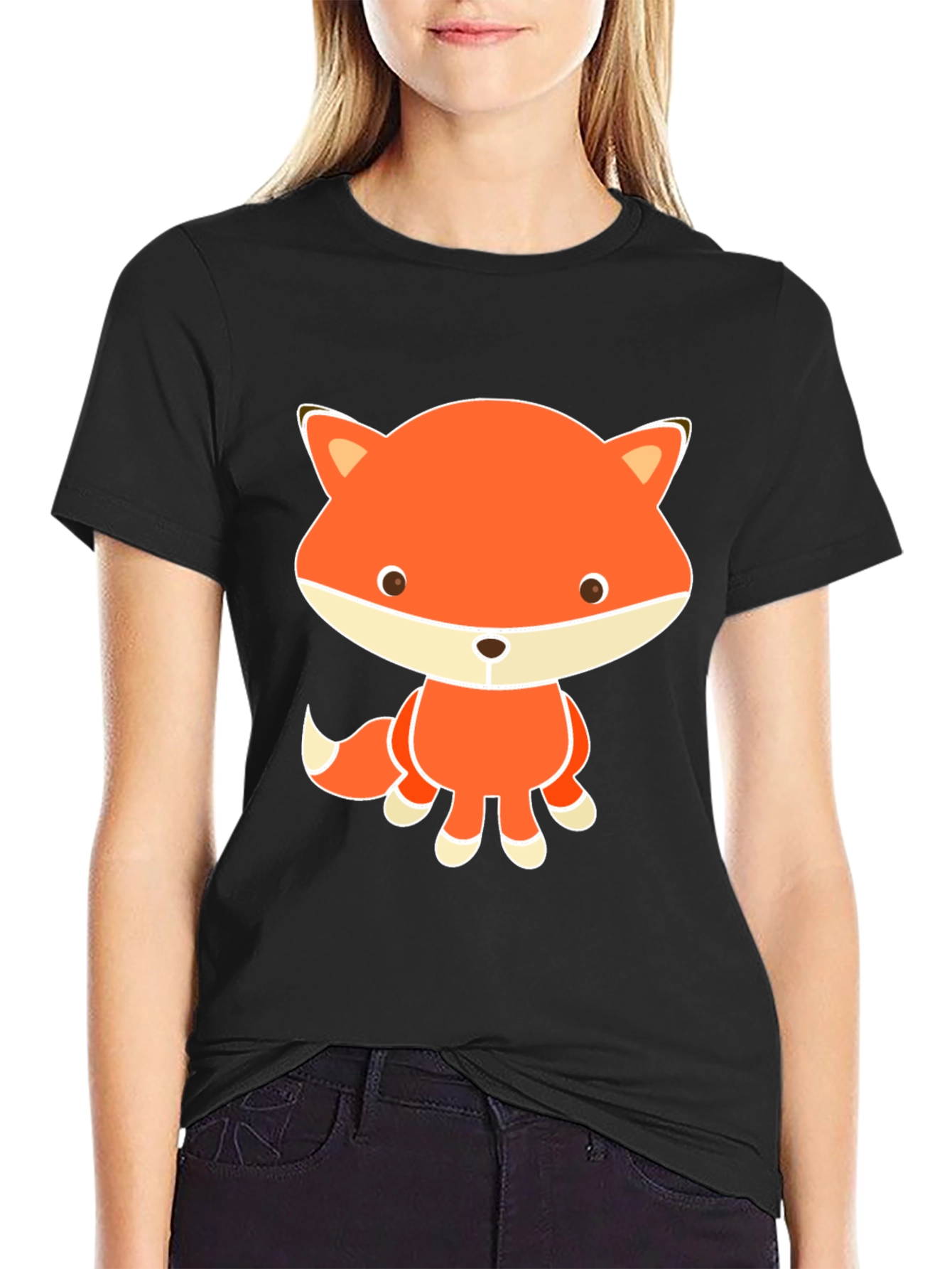 Cute Fox Graphic T-Shirt