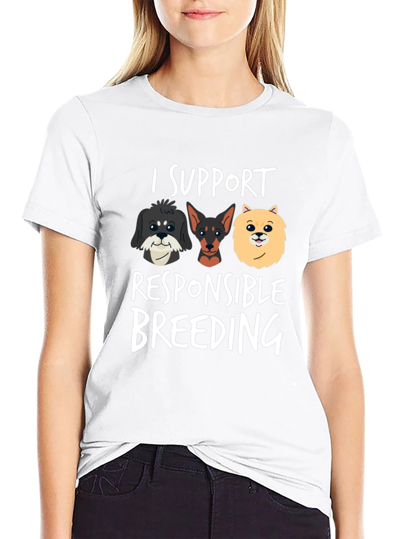 I Support Responsible Breeding Graphic T-Shirt
