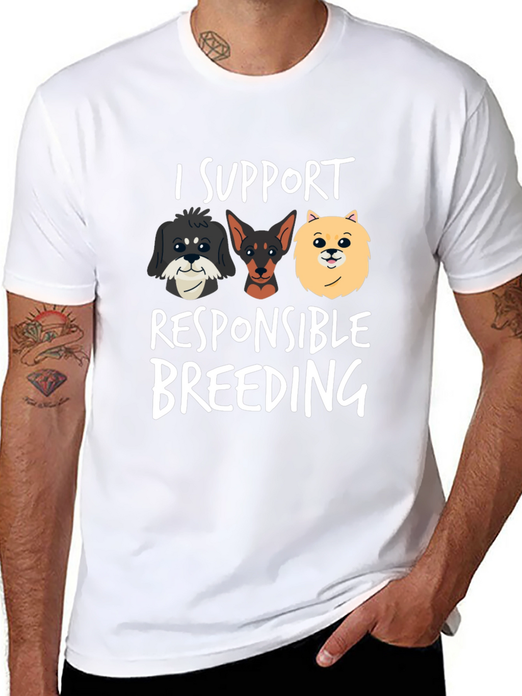 I Support Responsible Breeding Graphic T-Shirt