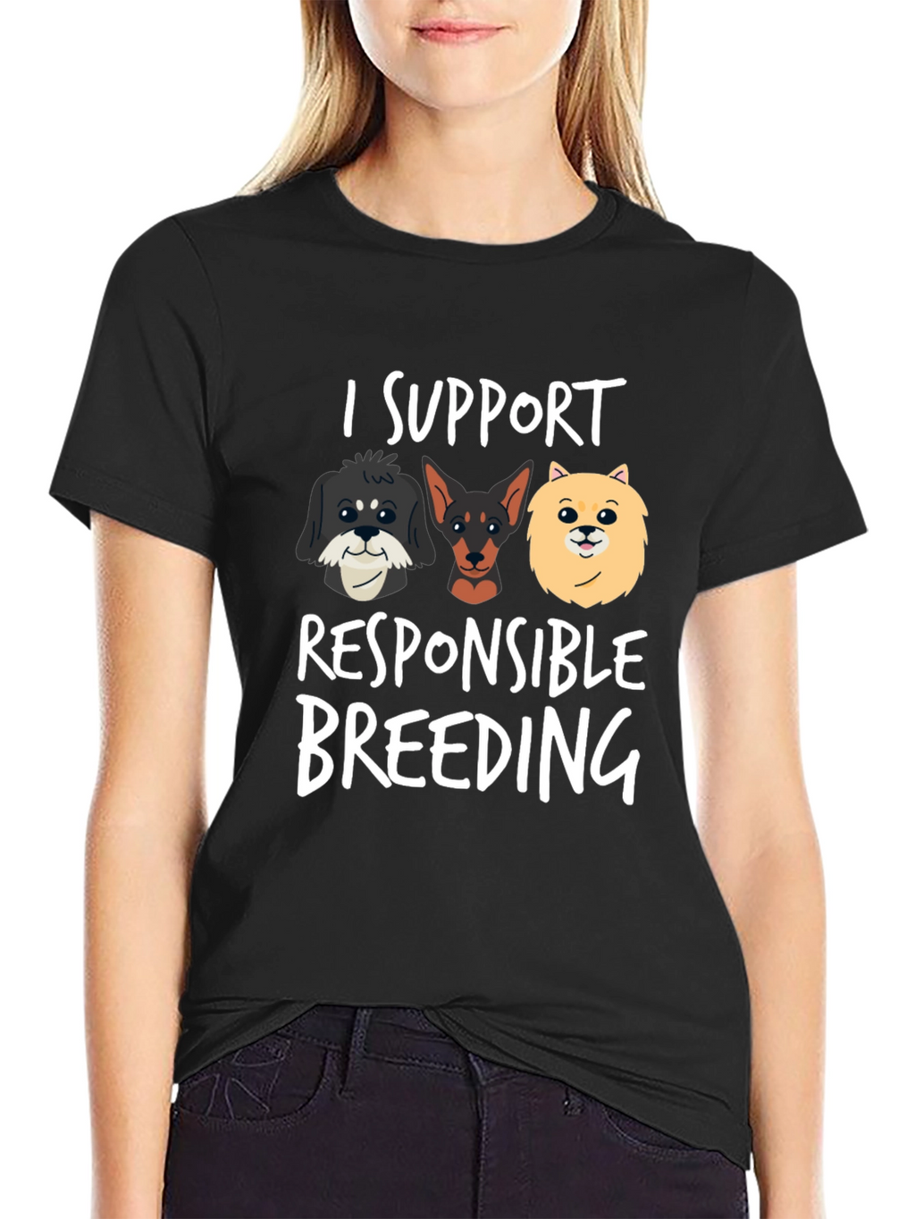 I Support Responsible Breeding Graphic T-Shirt