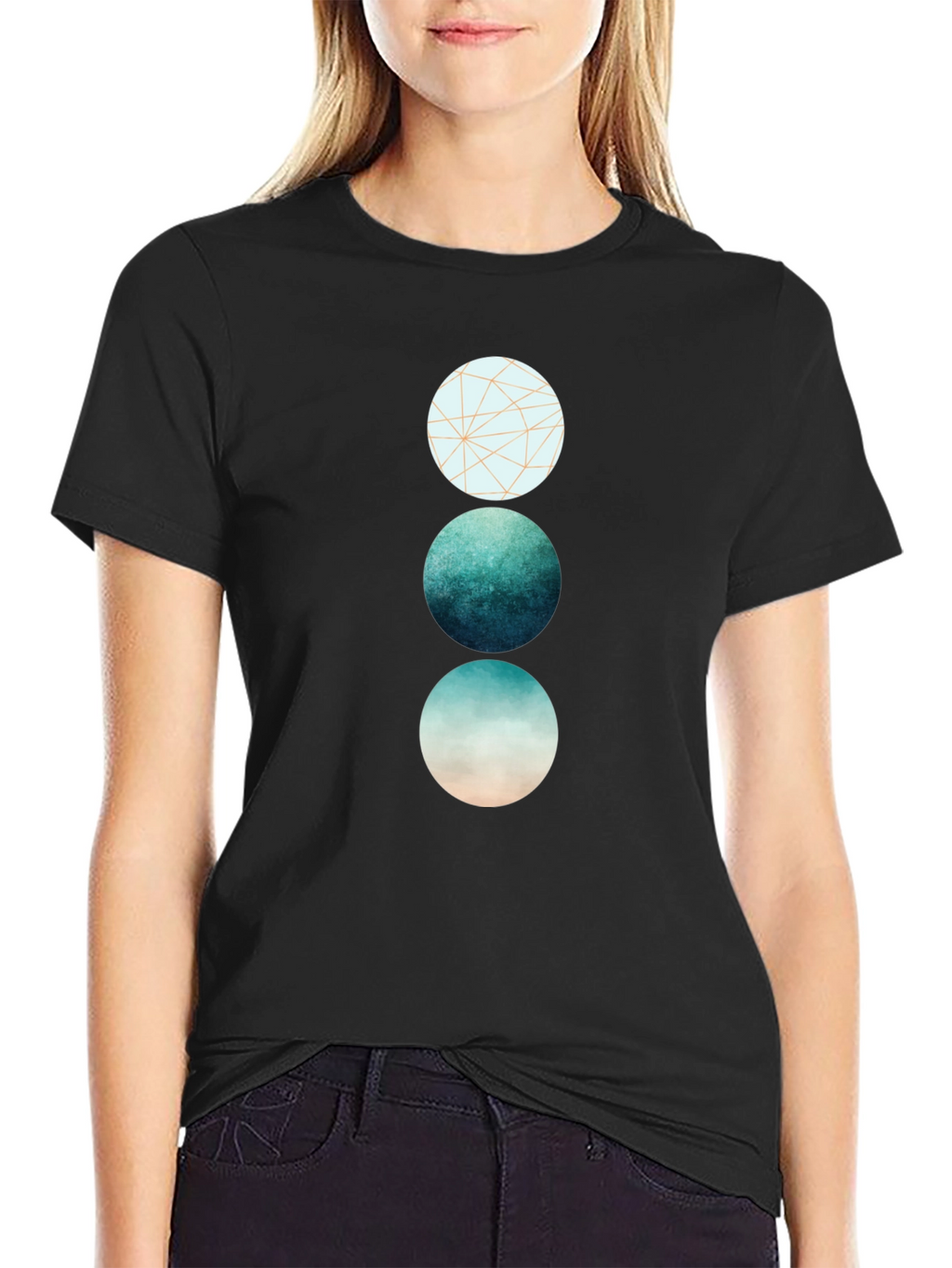 Geometric Circle Graphic Tee