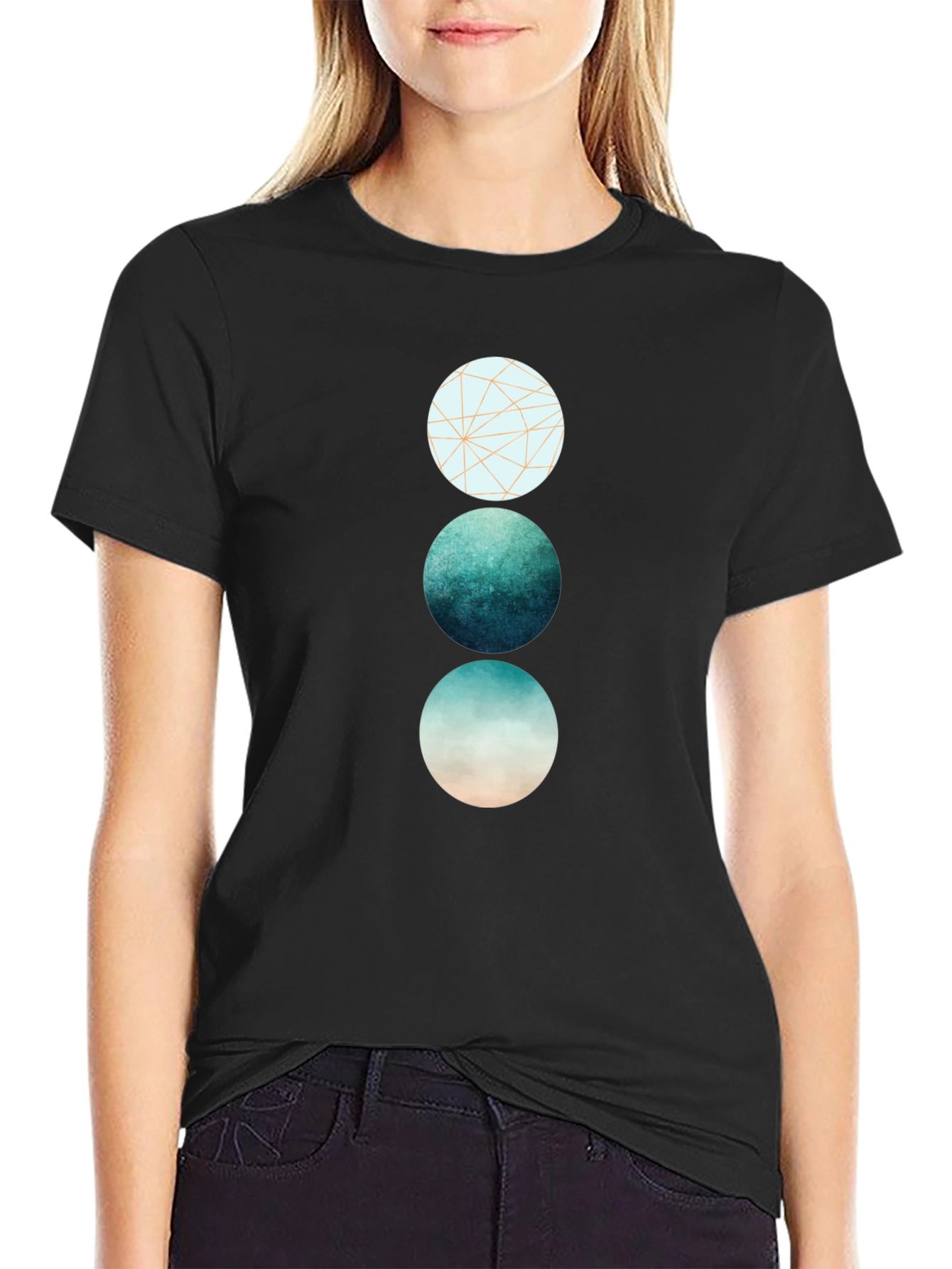 Geometric Circle Graphic Tee