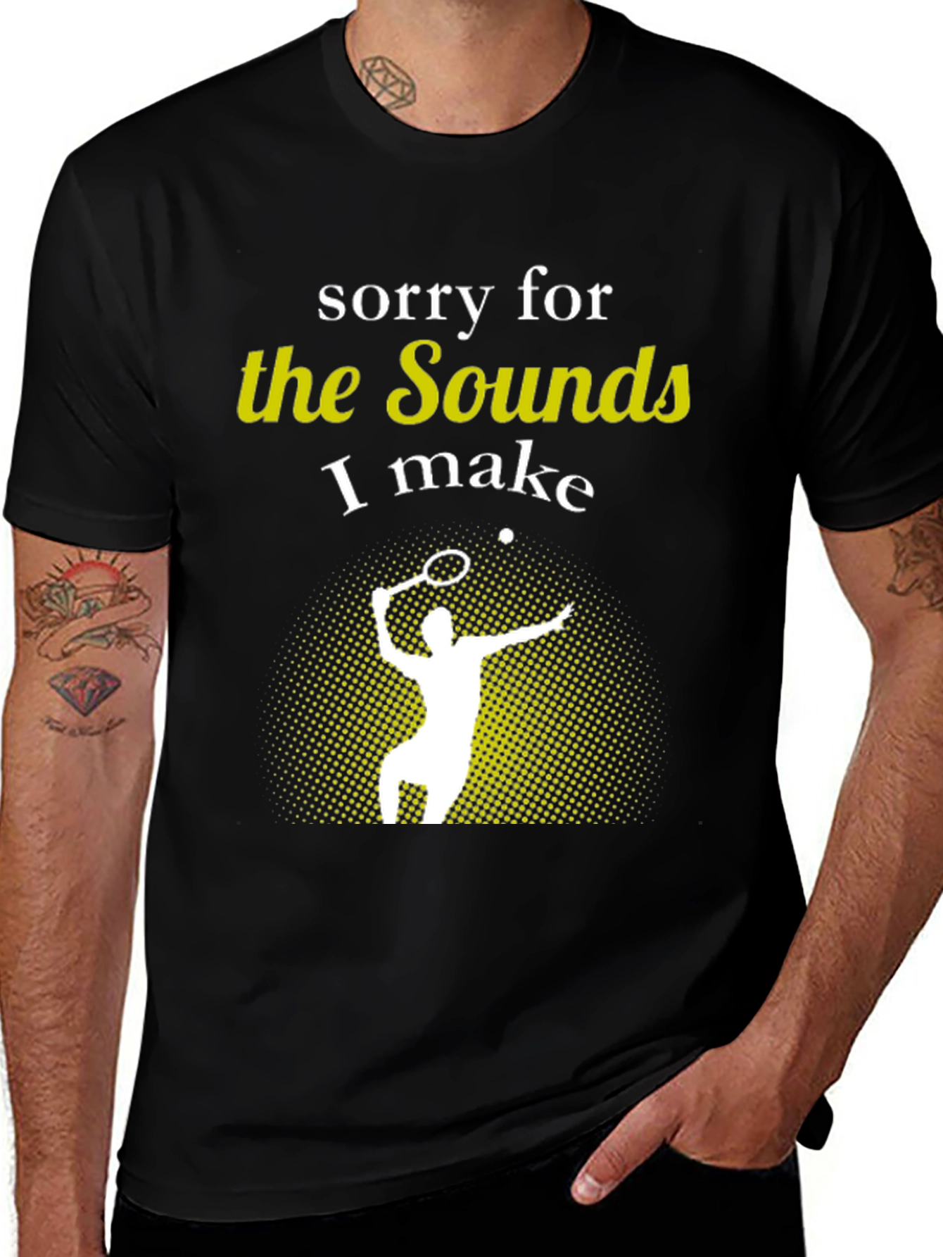 Tennis Sounds T-Shirt - Funny Player Tee