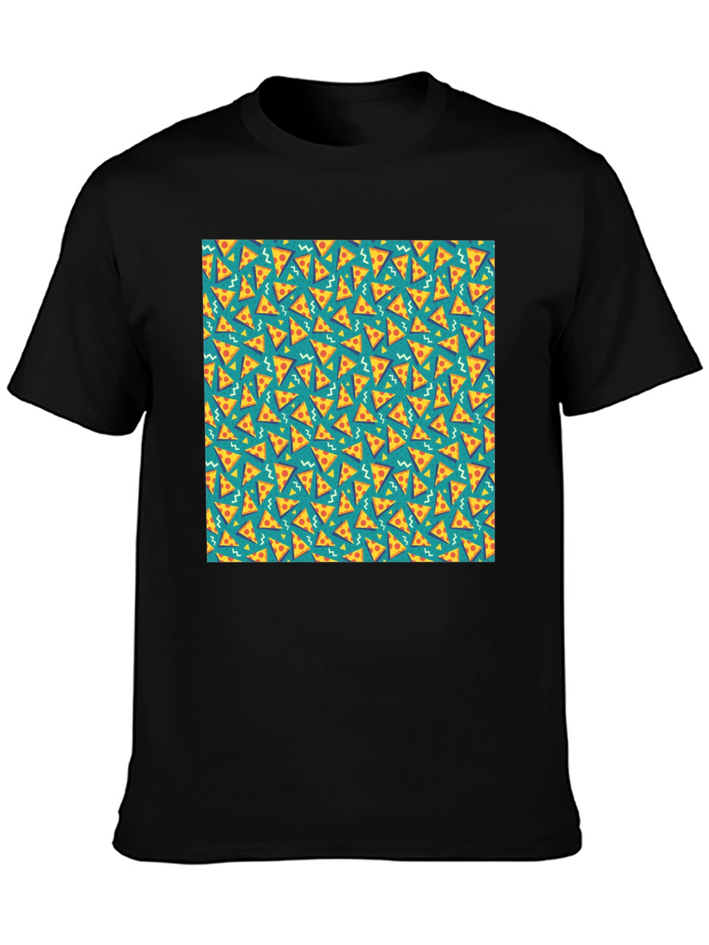 Pizza Pattern Graphic Tee